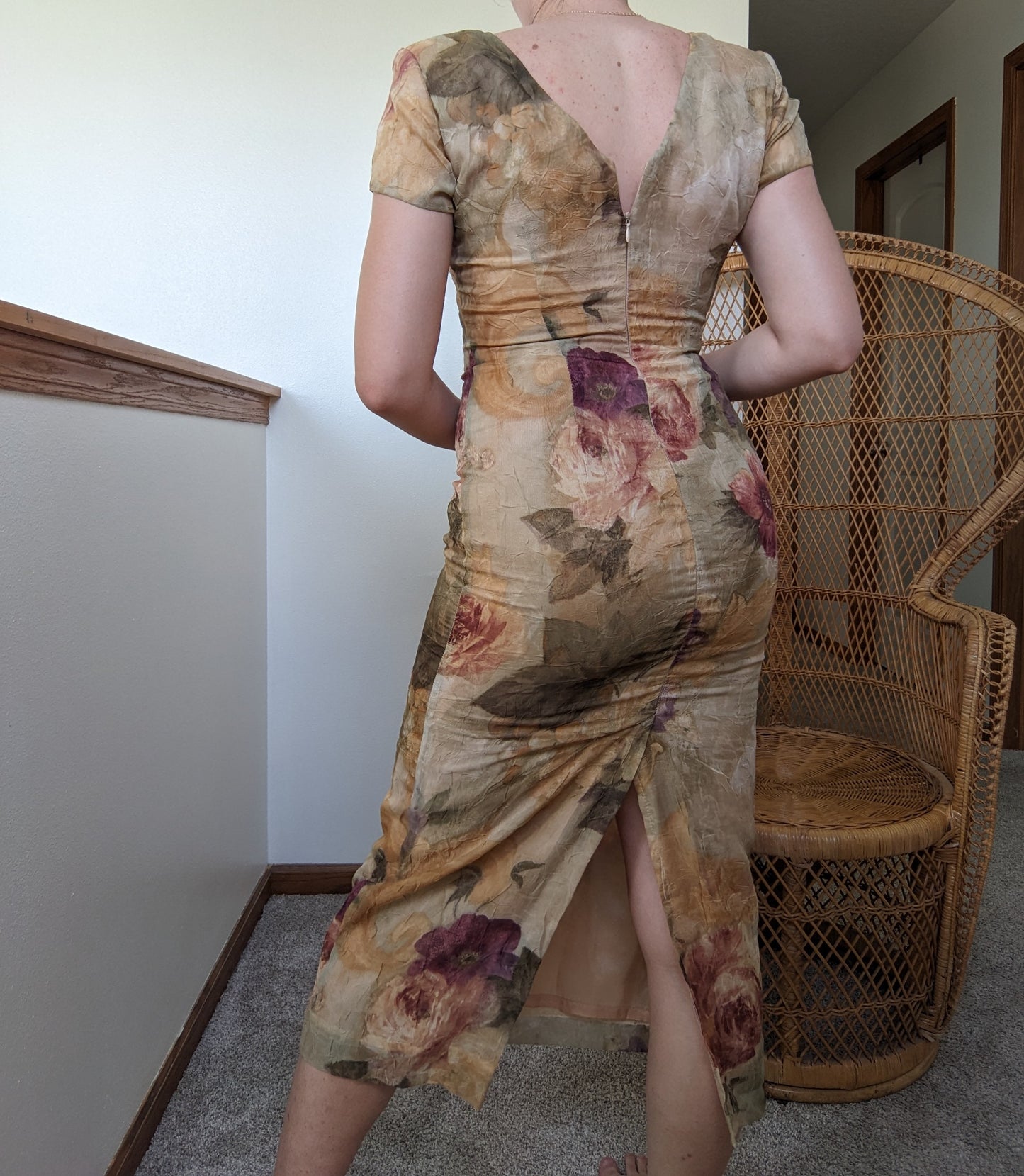 1990s floral dress