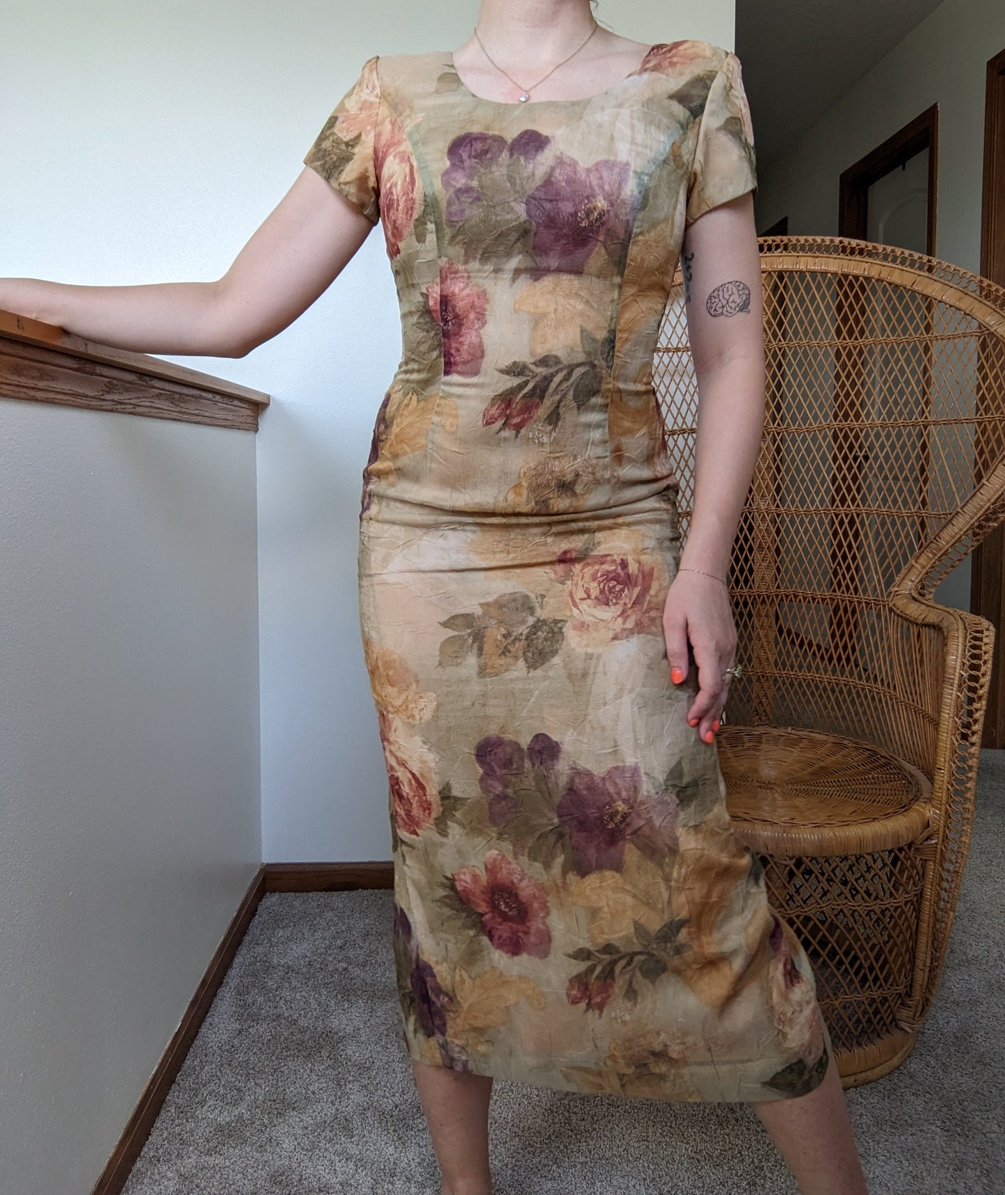 1990s floral dress