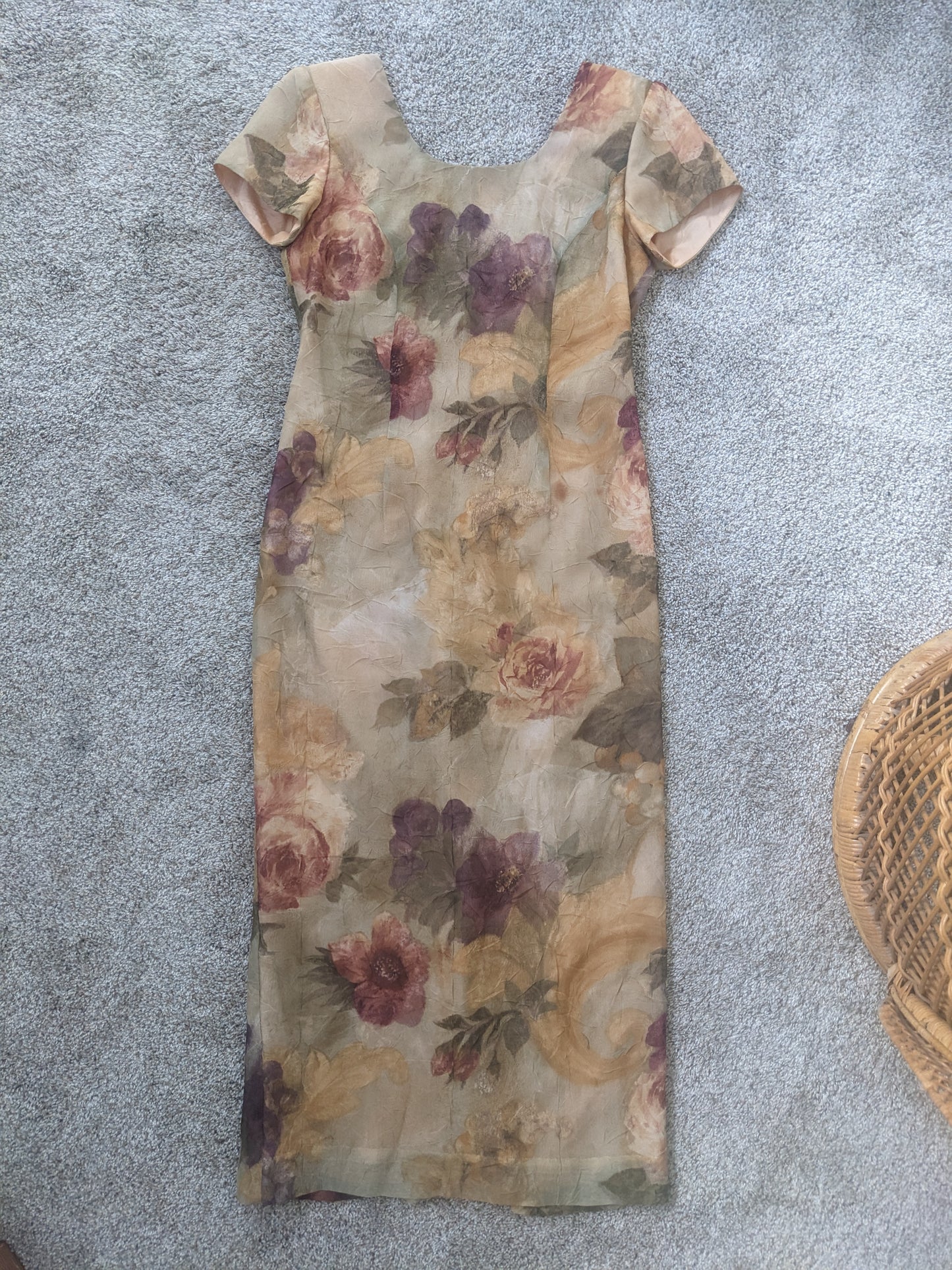 1990s floral dress