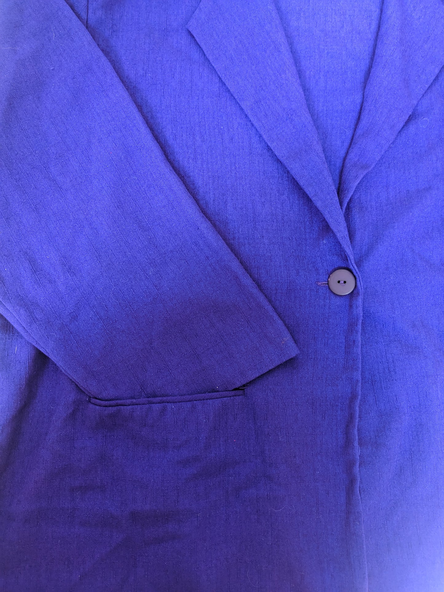 1980s royal purple blazer