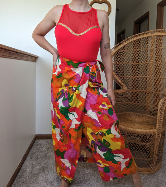 1970s Andrade Honolulu wrap skirt