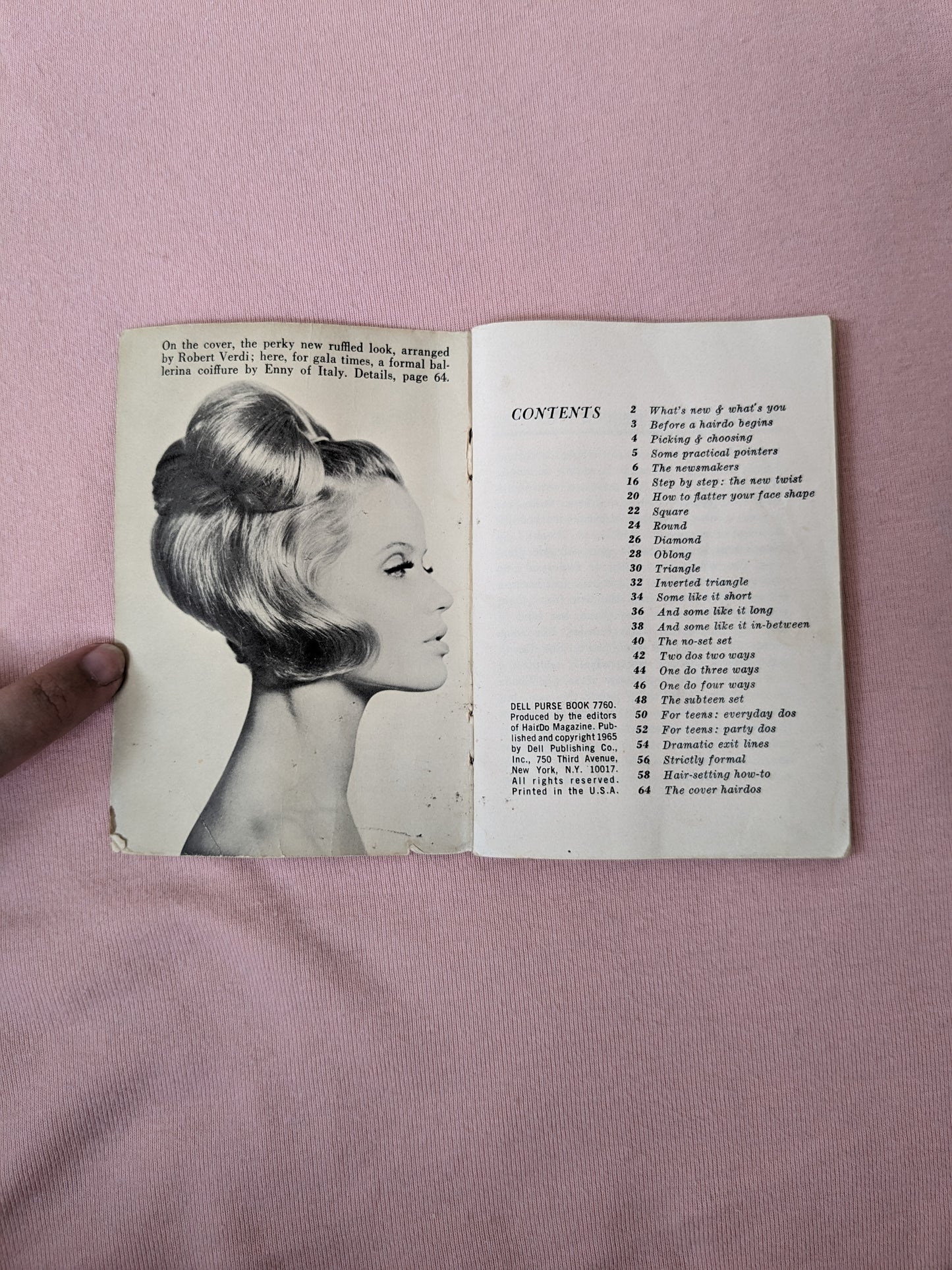 1965 hair styling book