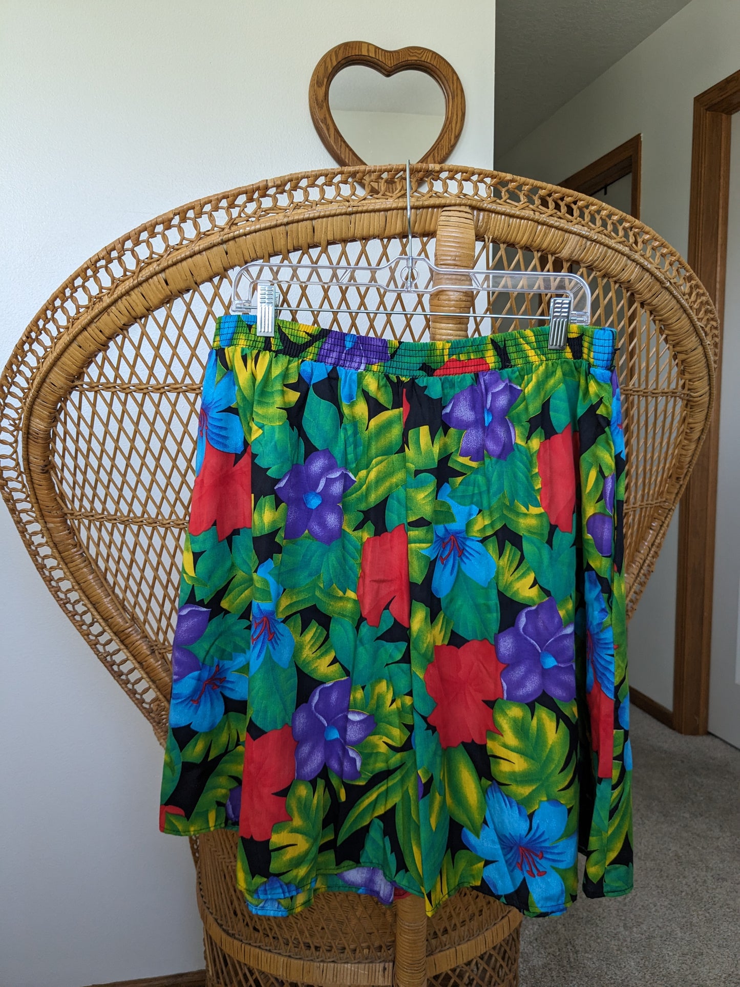 1980s plus size tropical set