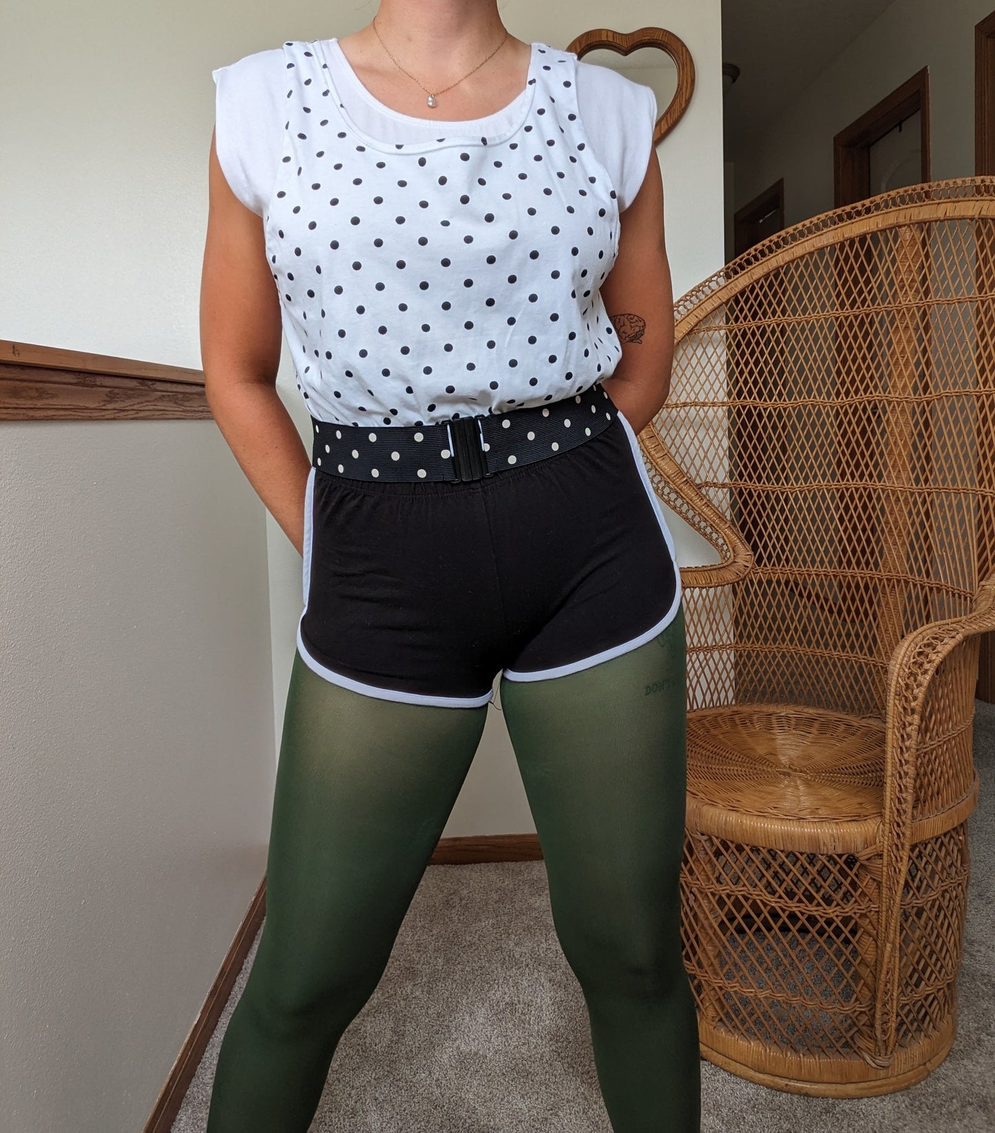 1980s aerobic leotard