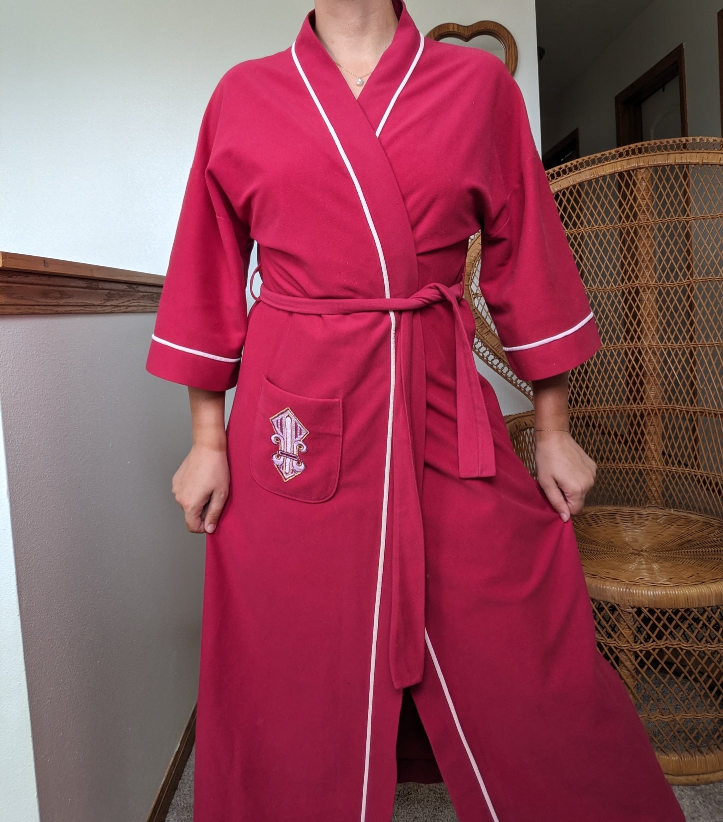 1960s fuchsia robe