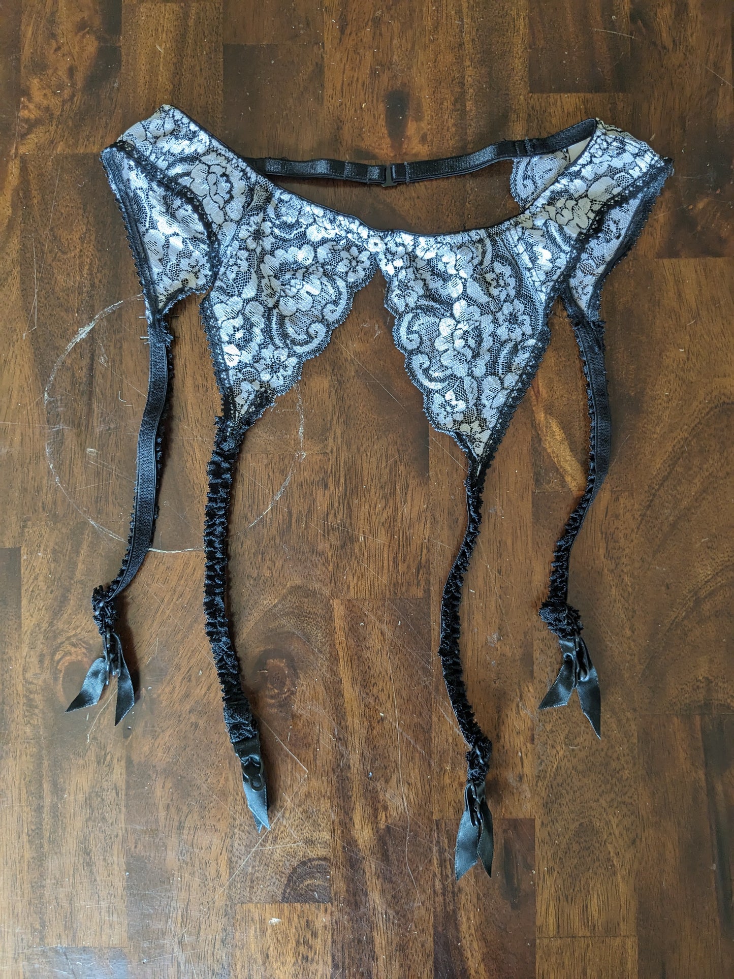 1980s panty and garter belt set