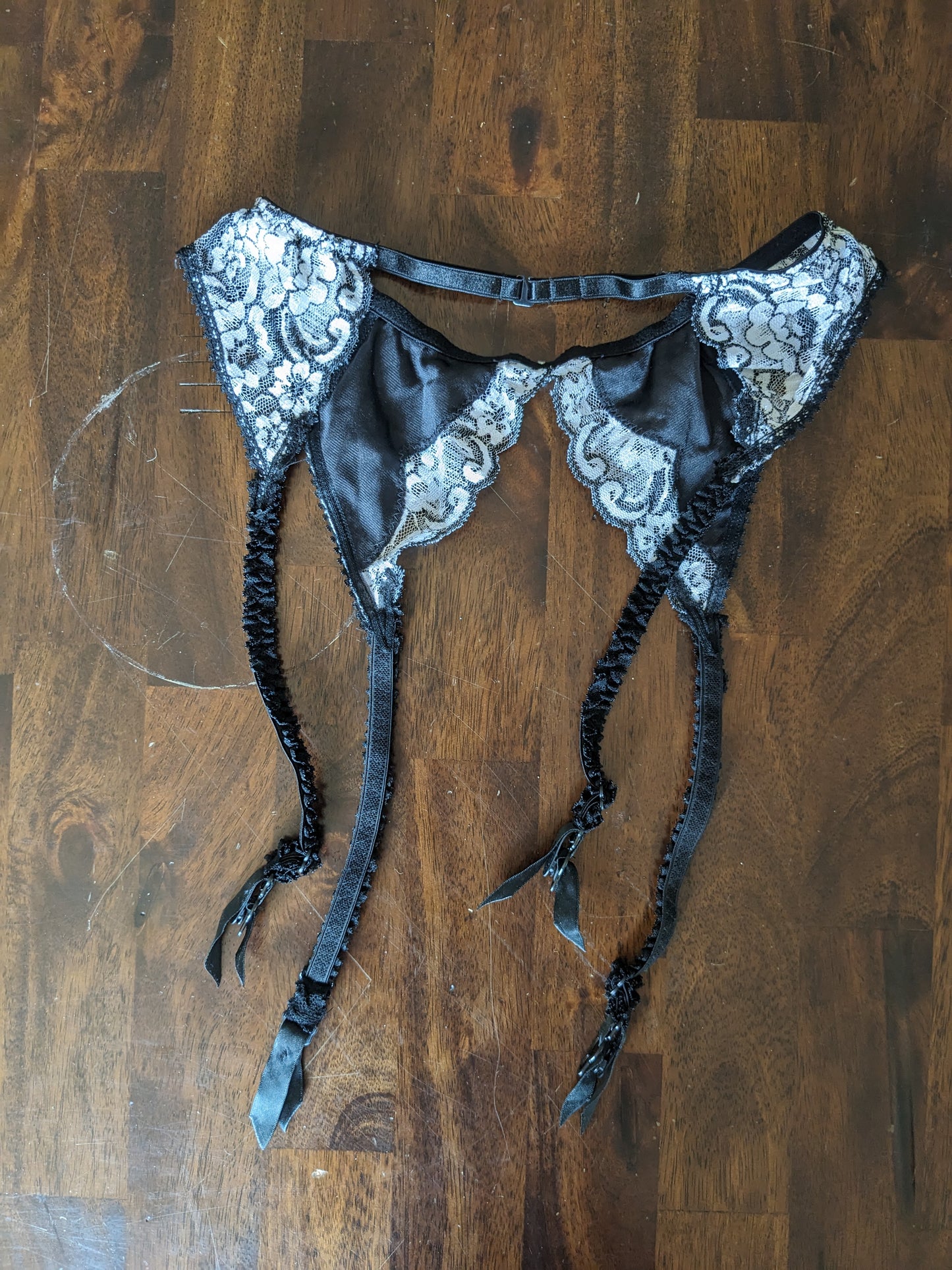 1980s panty and garter belt set