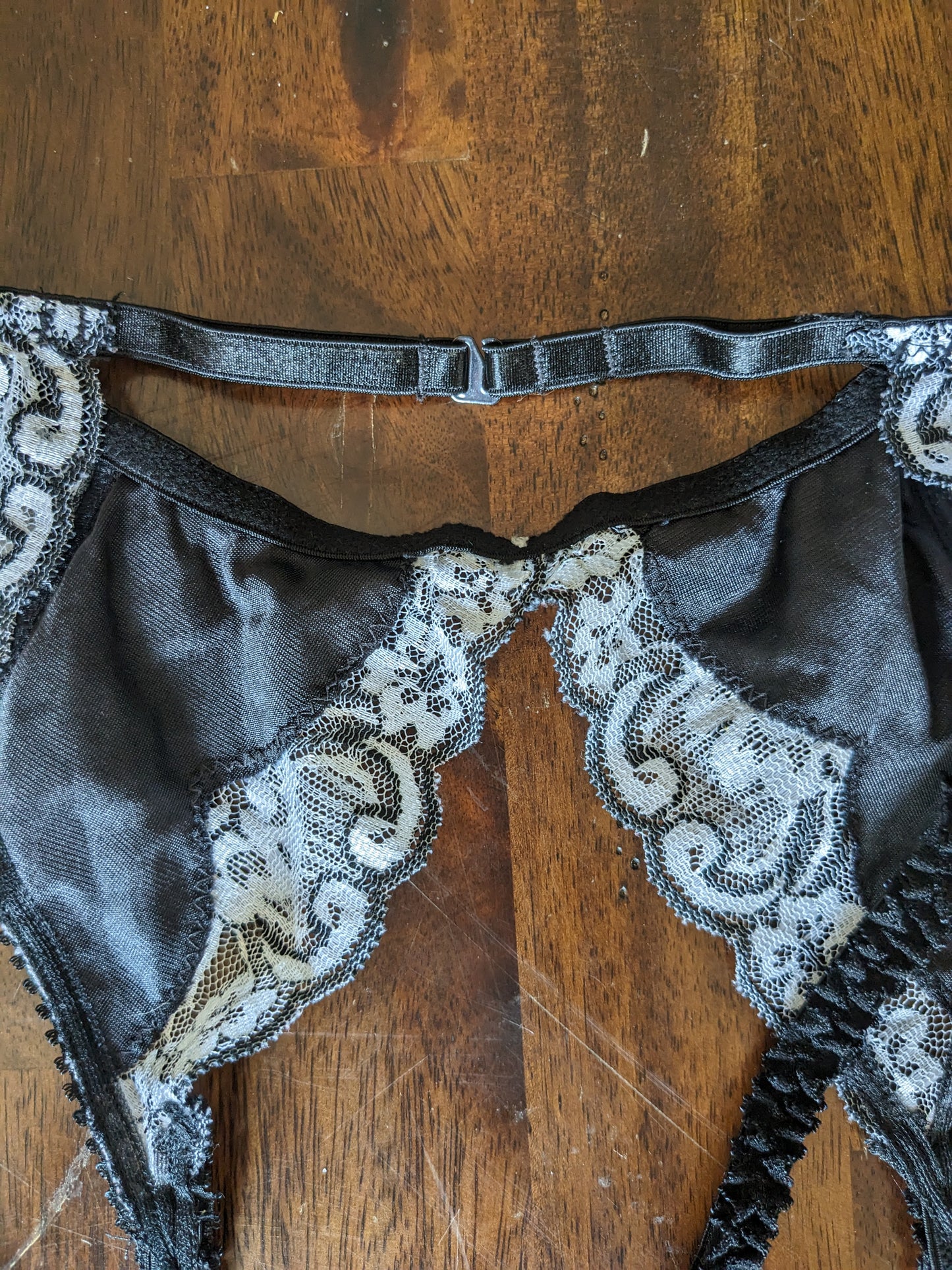 1980s panty and garter belt set