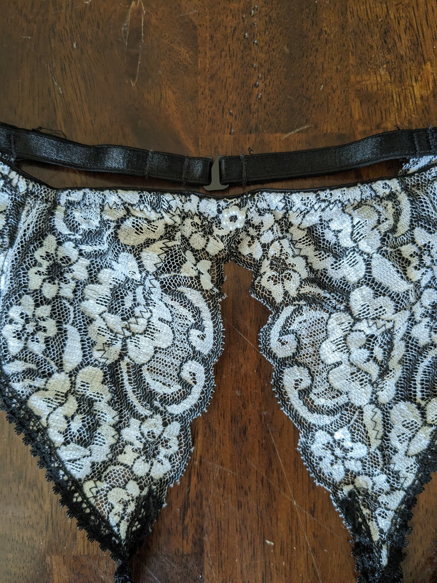 1980s panty and garter belt set