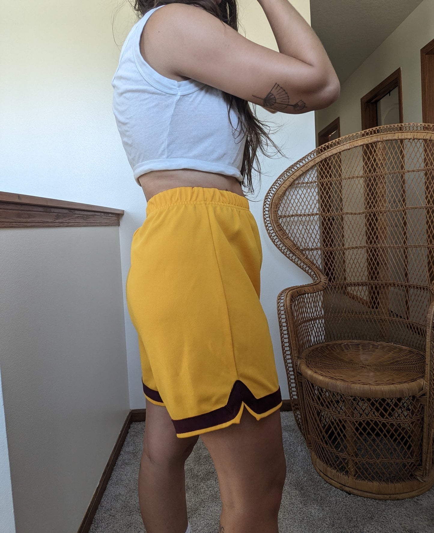 1970s varsity shorts