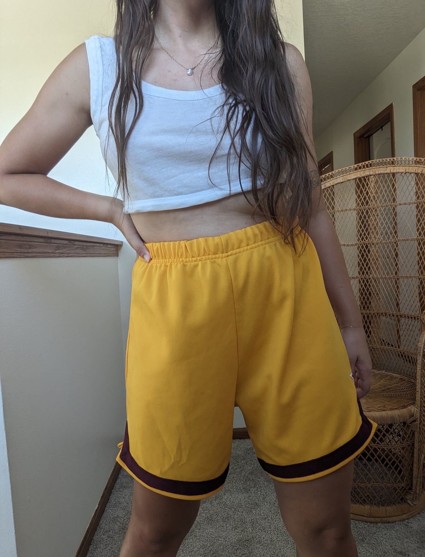 1970s varsity shorts