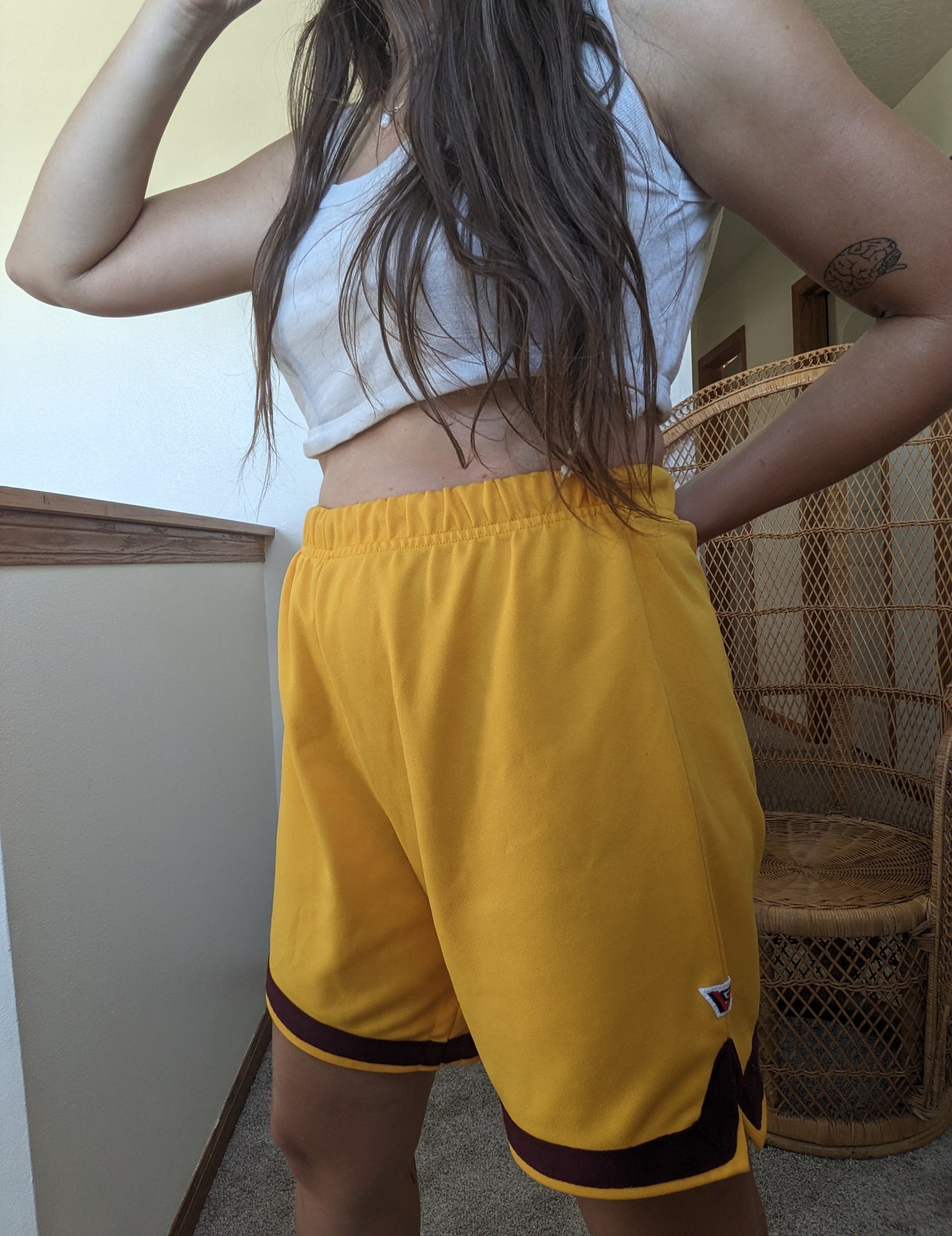 1970s varsity shorts