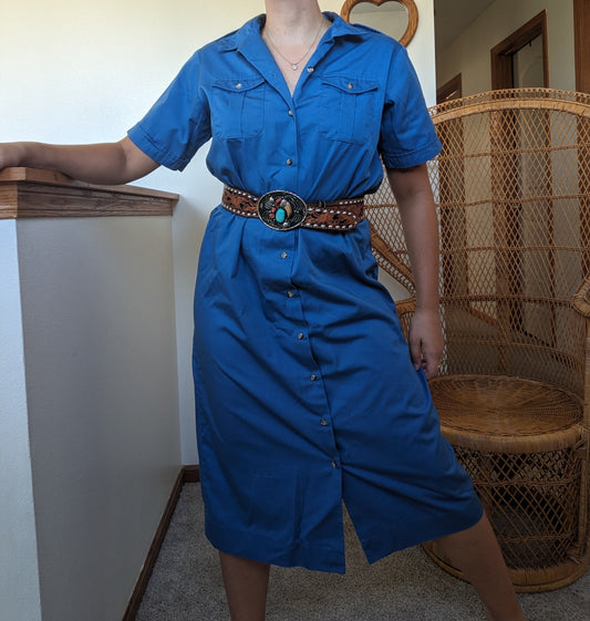 1980s L.L. Bean shirt dress