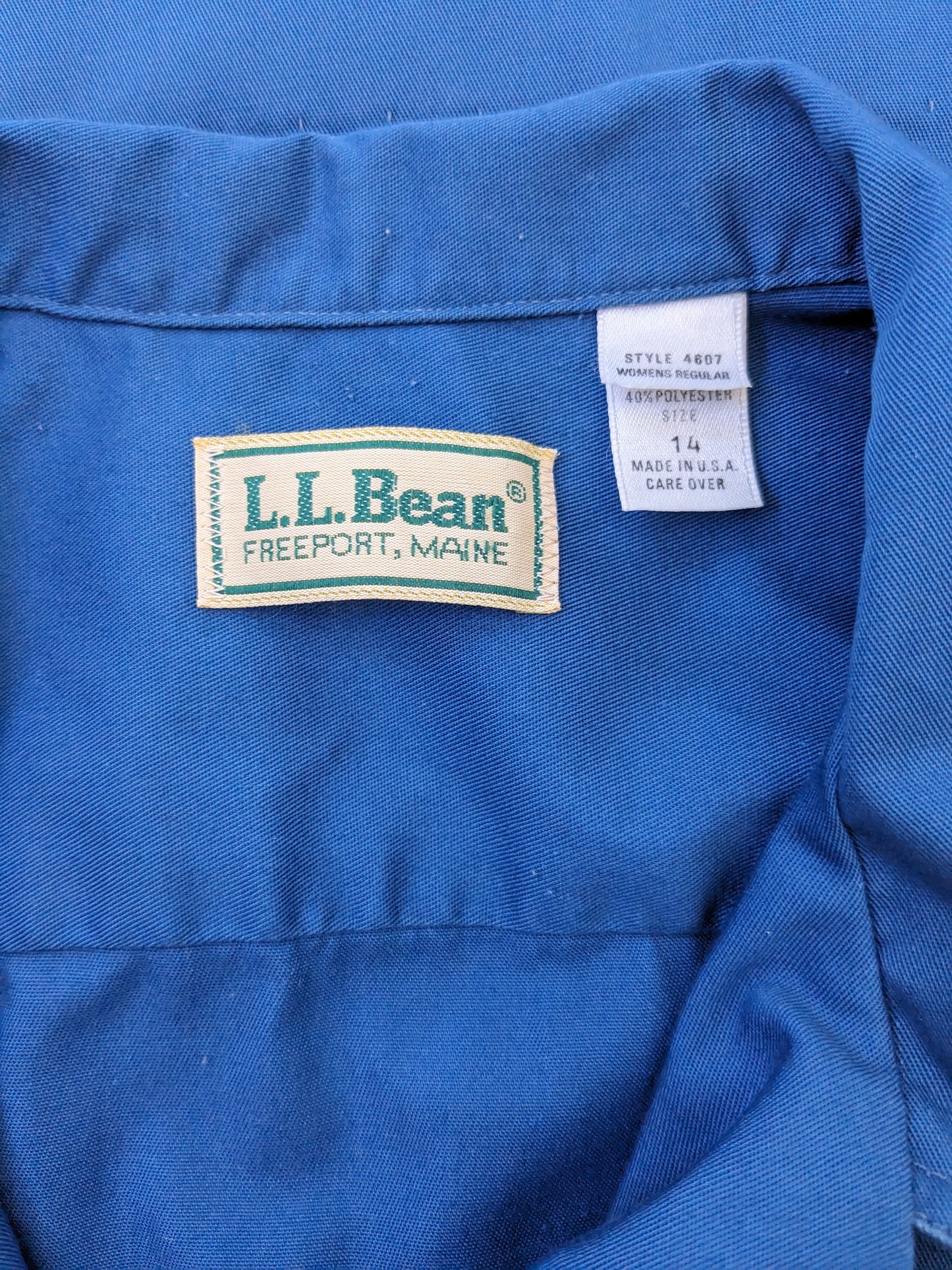 1980s L.L. Bean shirt dress