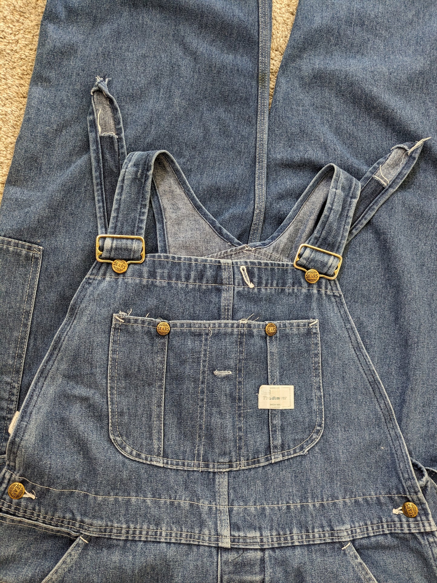 1970s Union Made Sears Tradewear Overalls