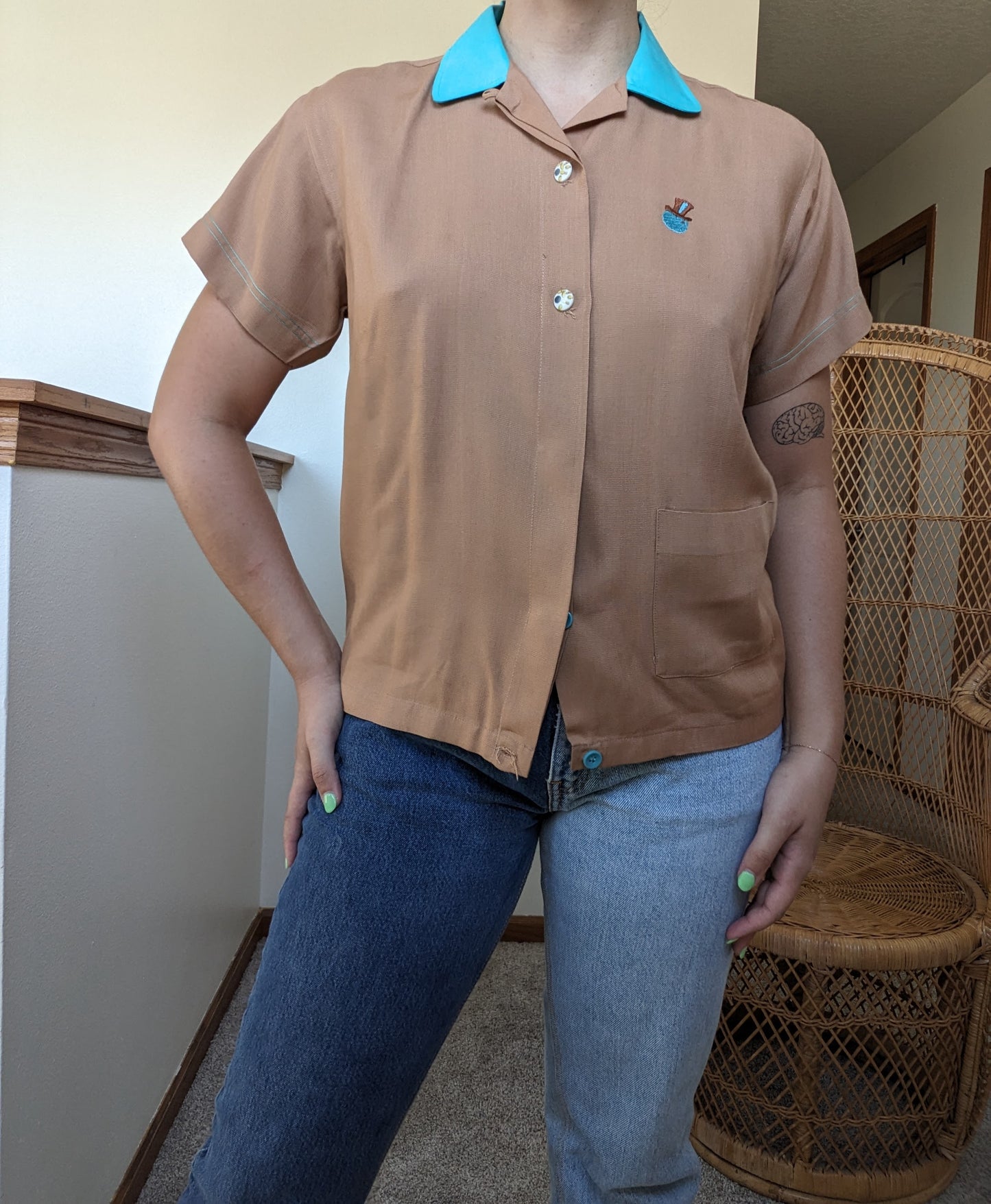 1950s bowling shirt