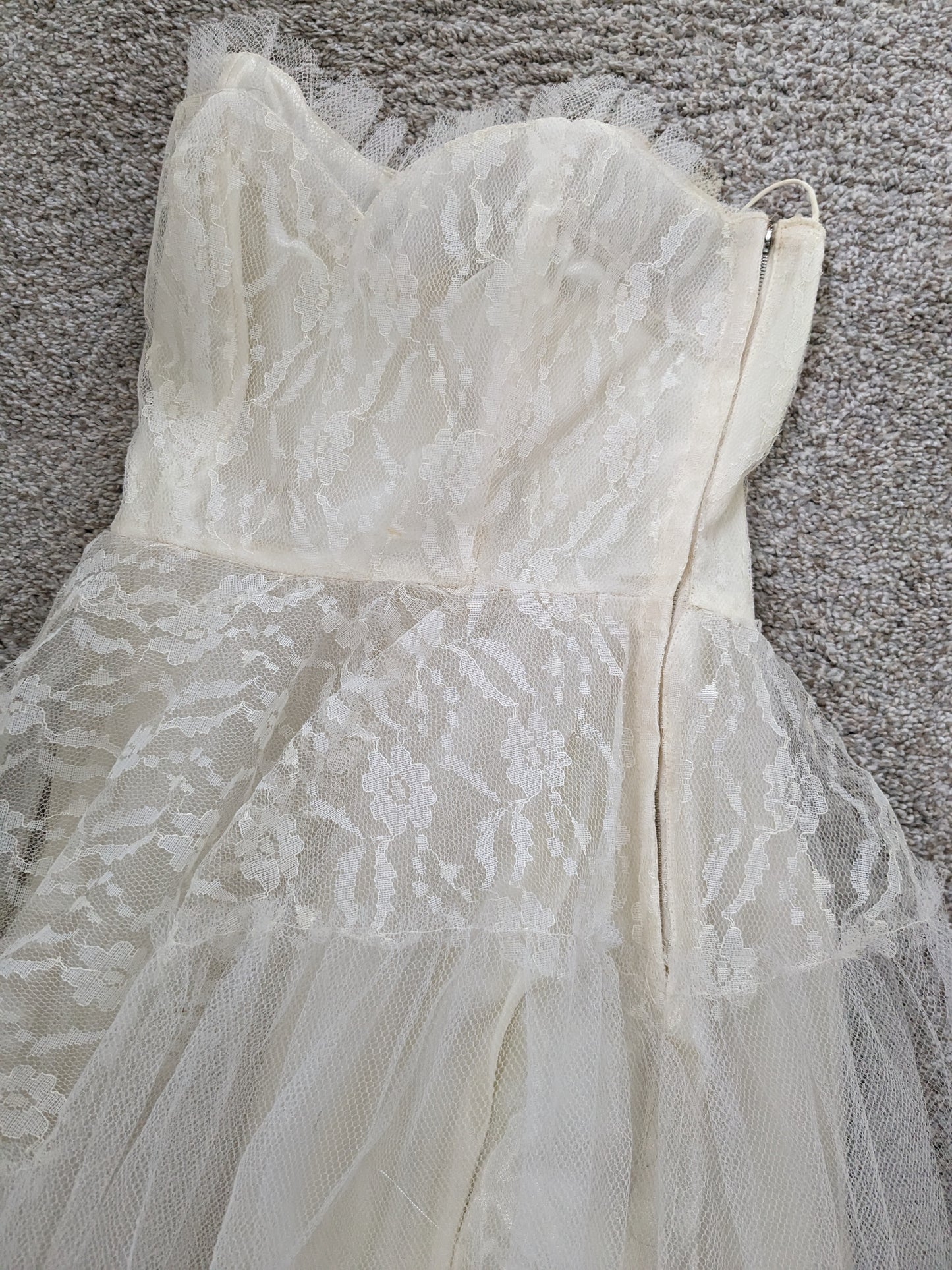 1980s does 50s wedding dress