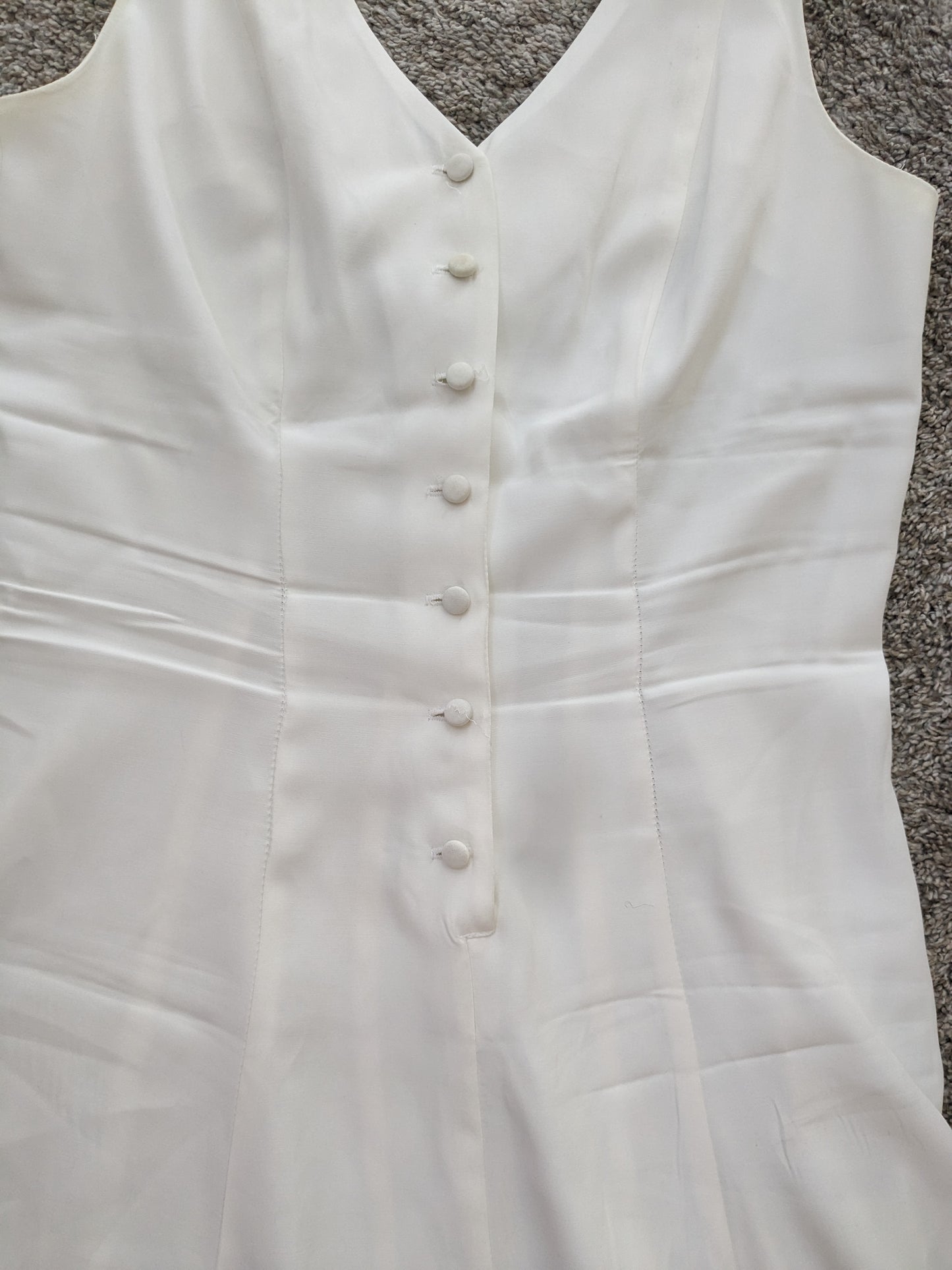 1970s/80s white dress