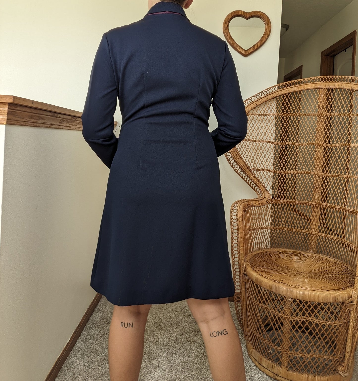 1960s union made mod go-go dress