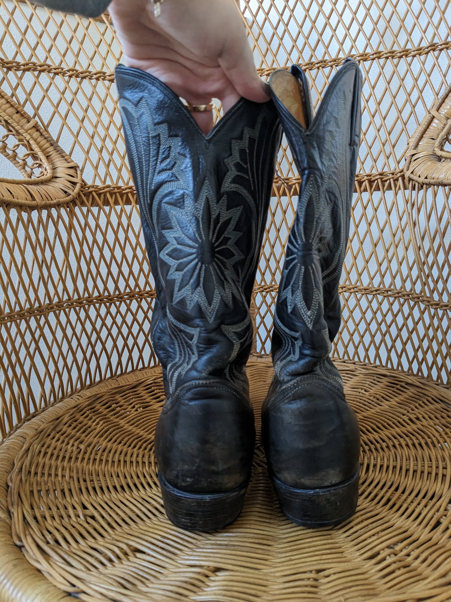 1970s Tony Lama black label boots