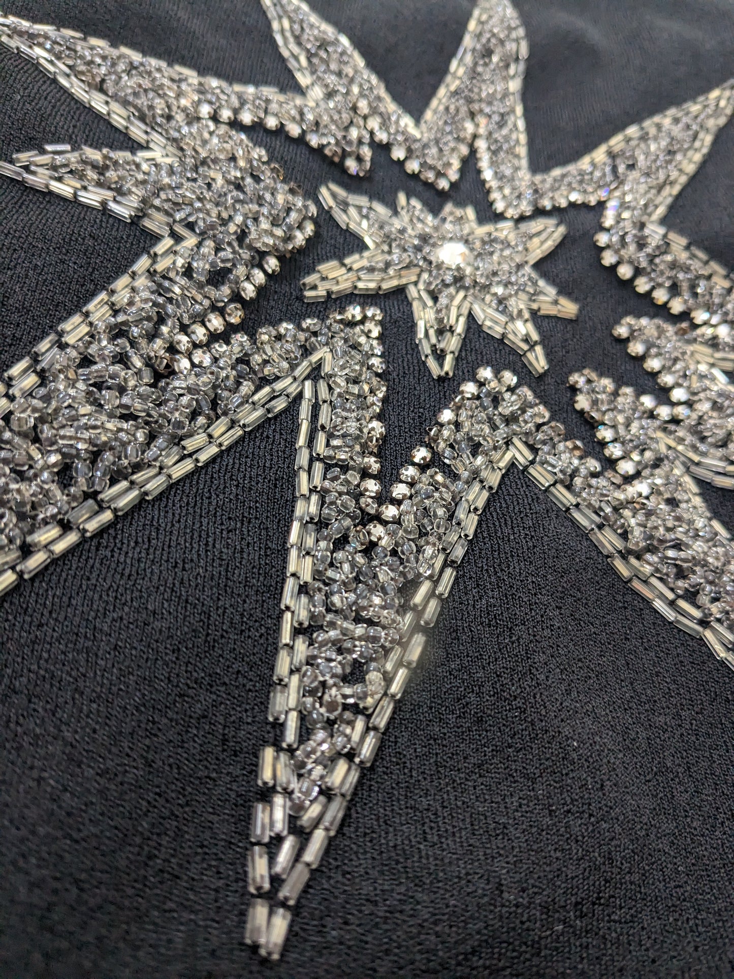 1950s beaded star dress