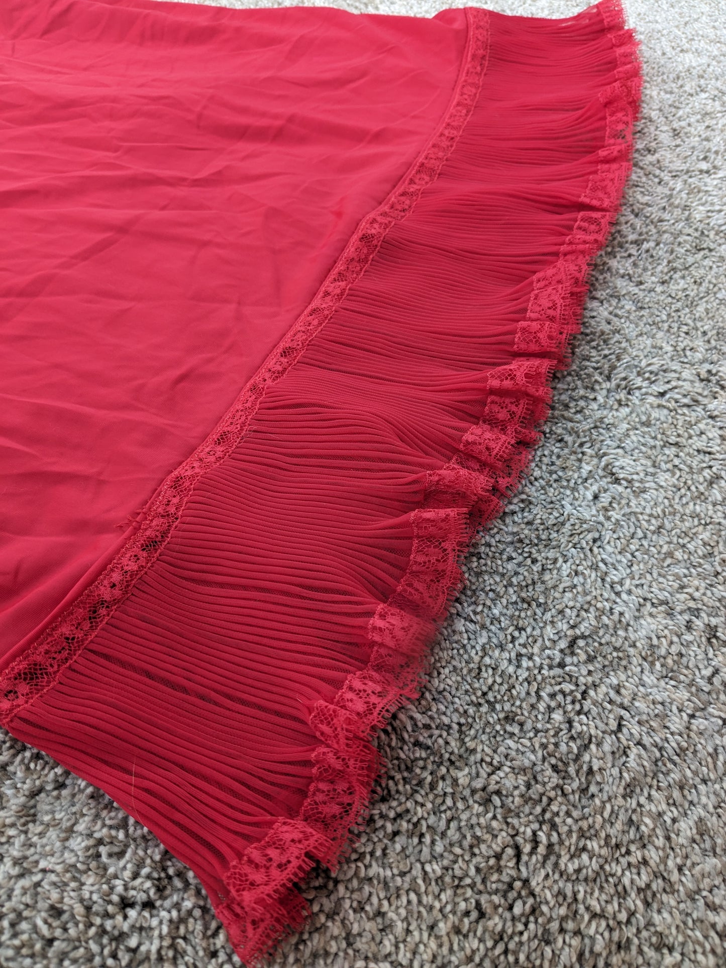 1960s cherry red slip