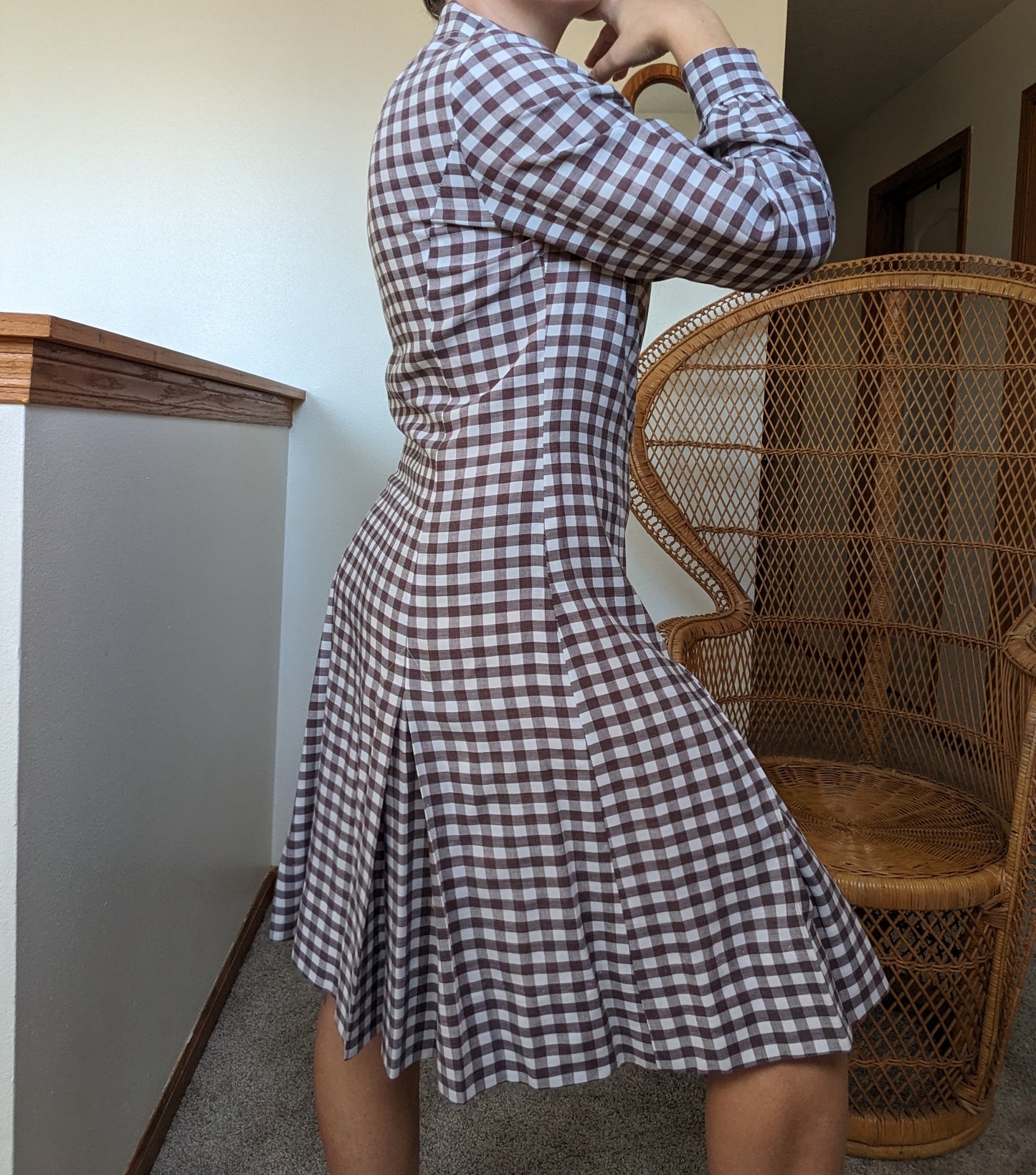 1960s gingham dress