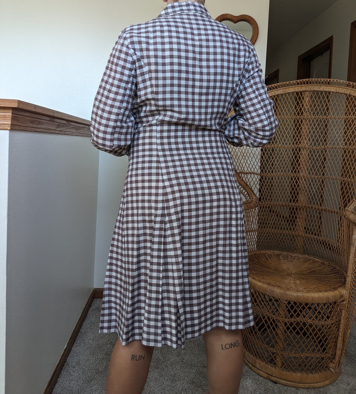 1960s gingham dress