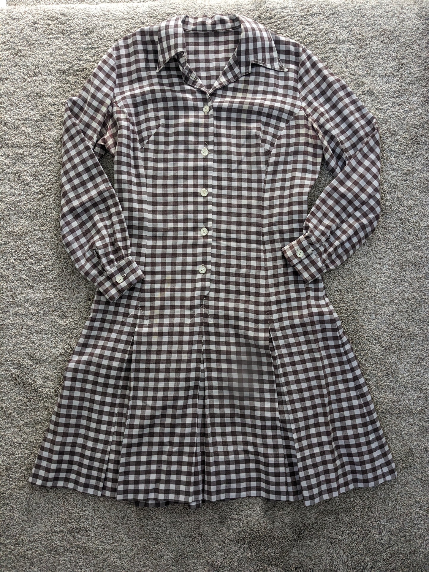 1960s gingham dress