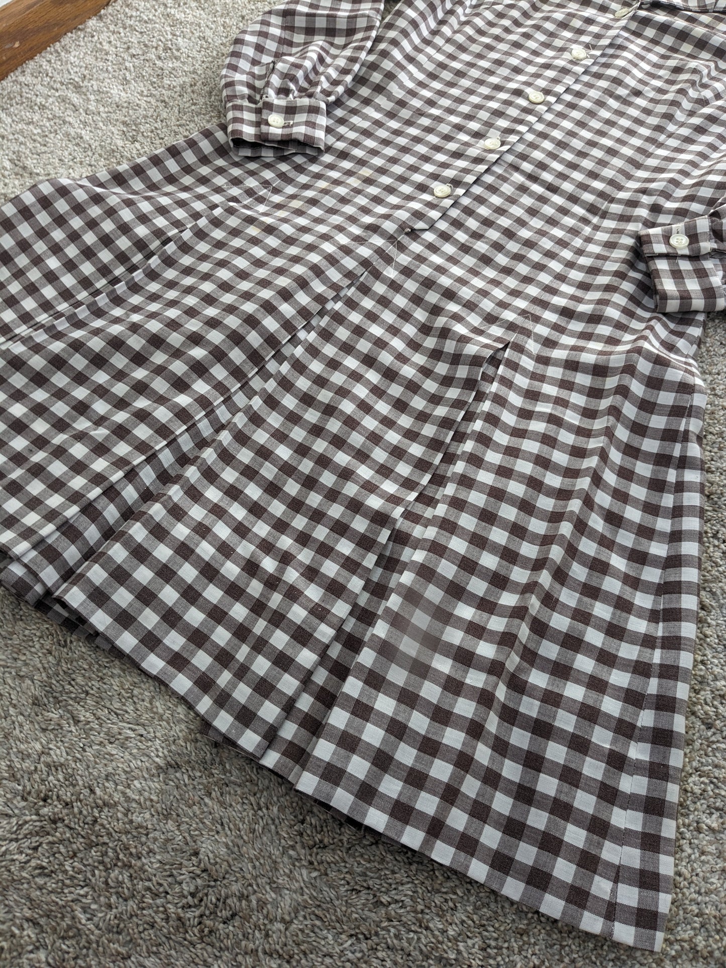 1960s gingham dress