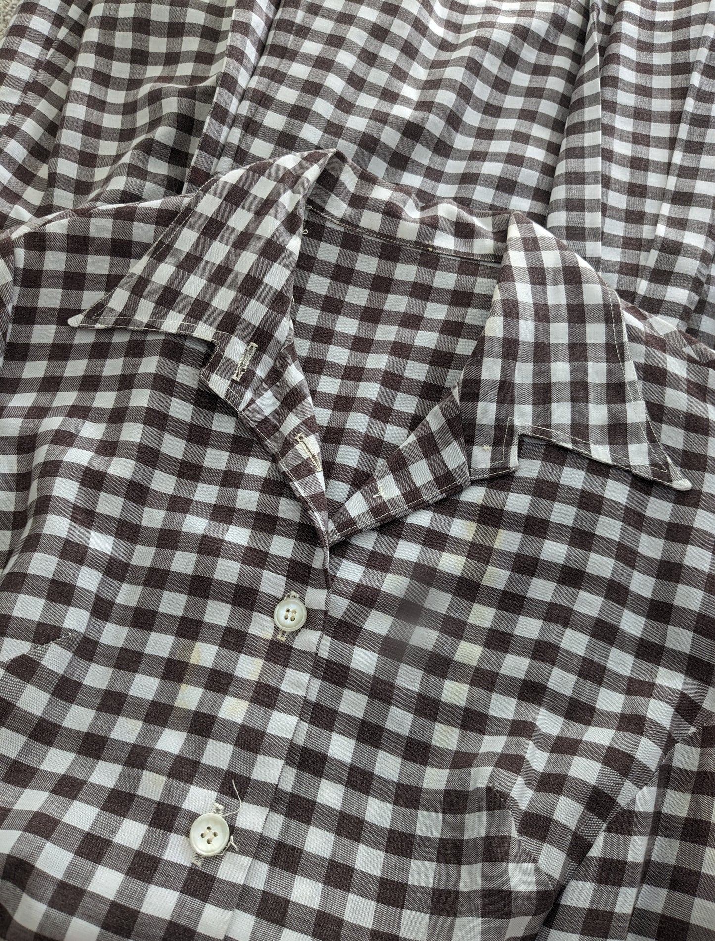 1960s gingham dress