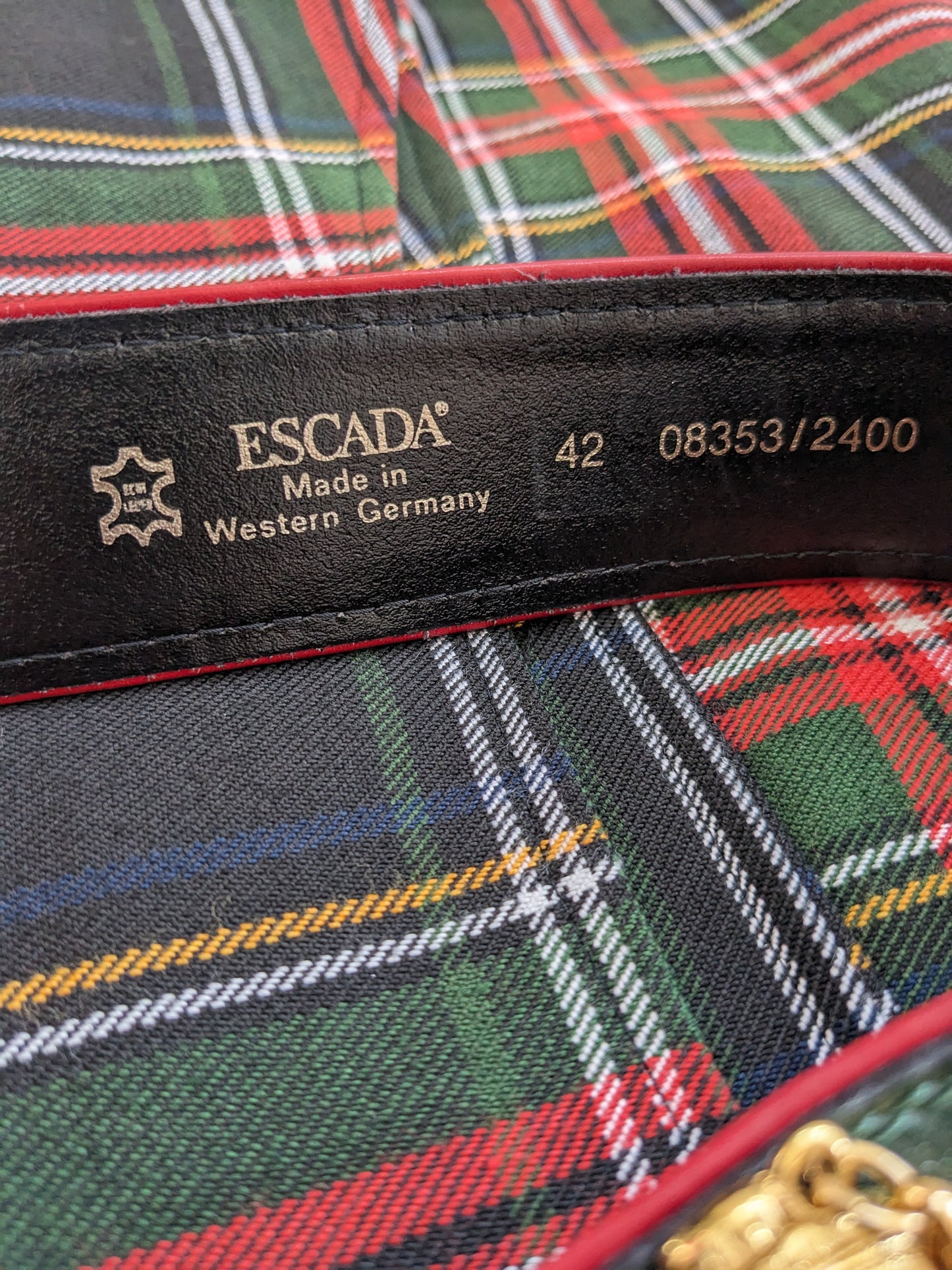 1980s Escada belt