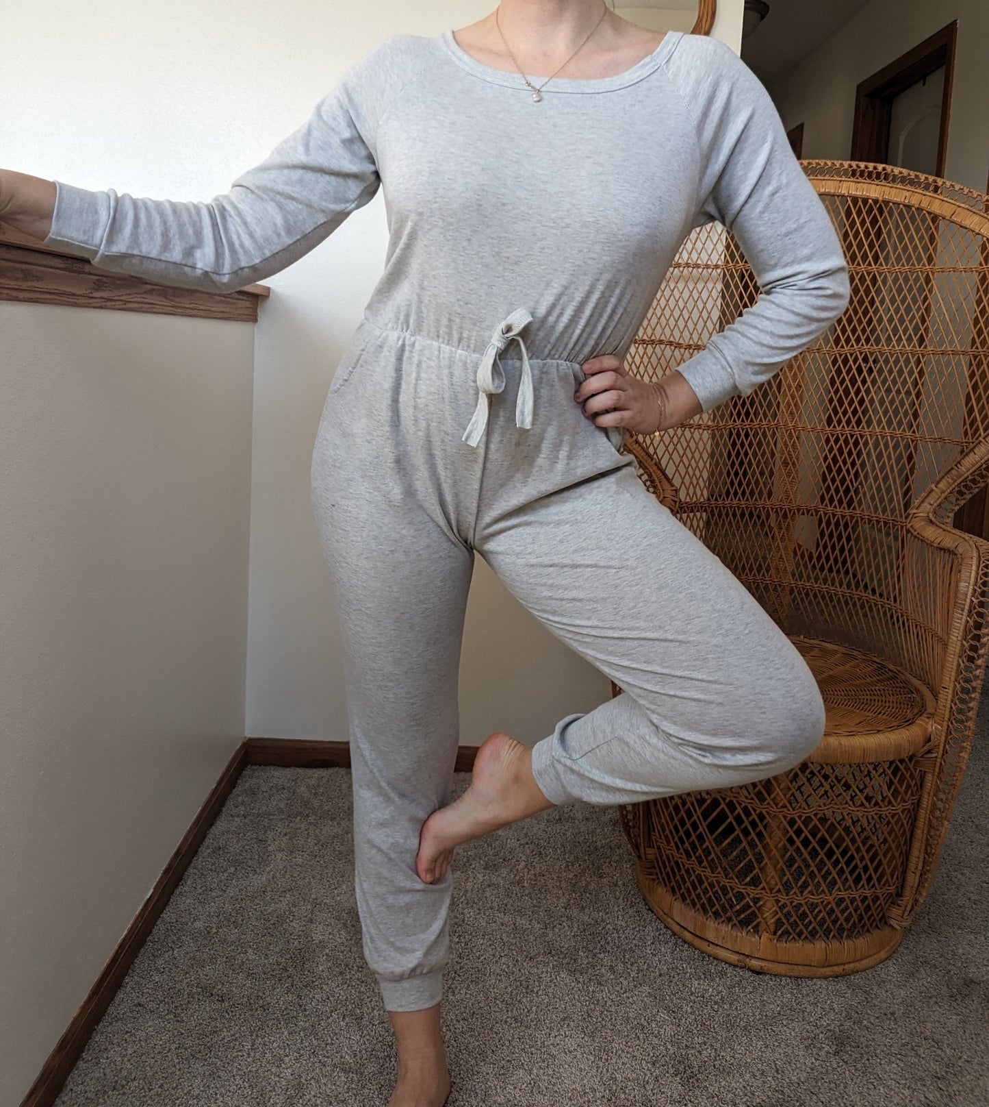 1980s sweatshirt jumpsuit