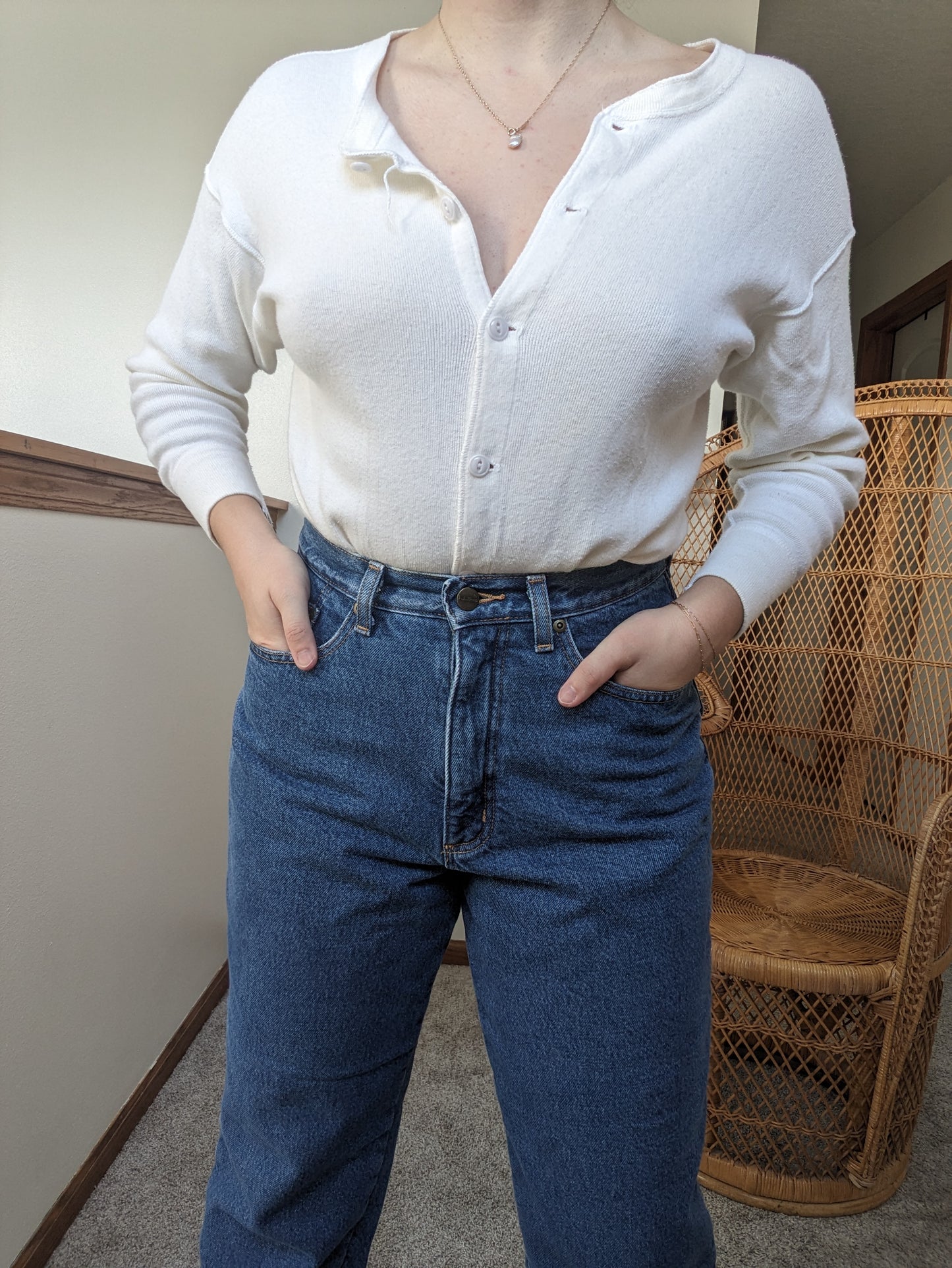 1990s L.L. Bean fleece lined jeans