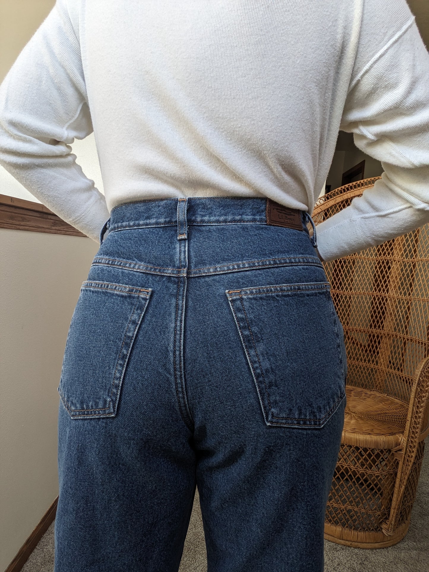 1990s L.L. Bean fleece lined jeans