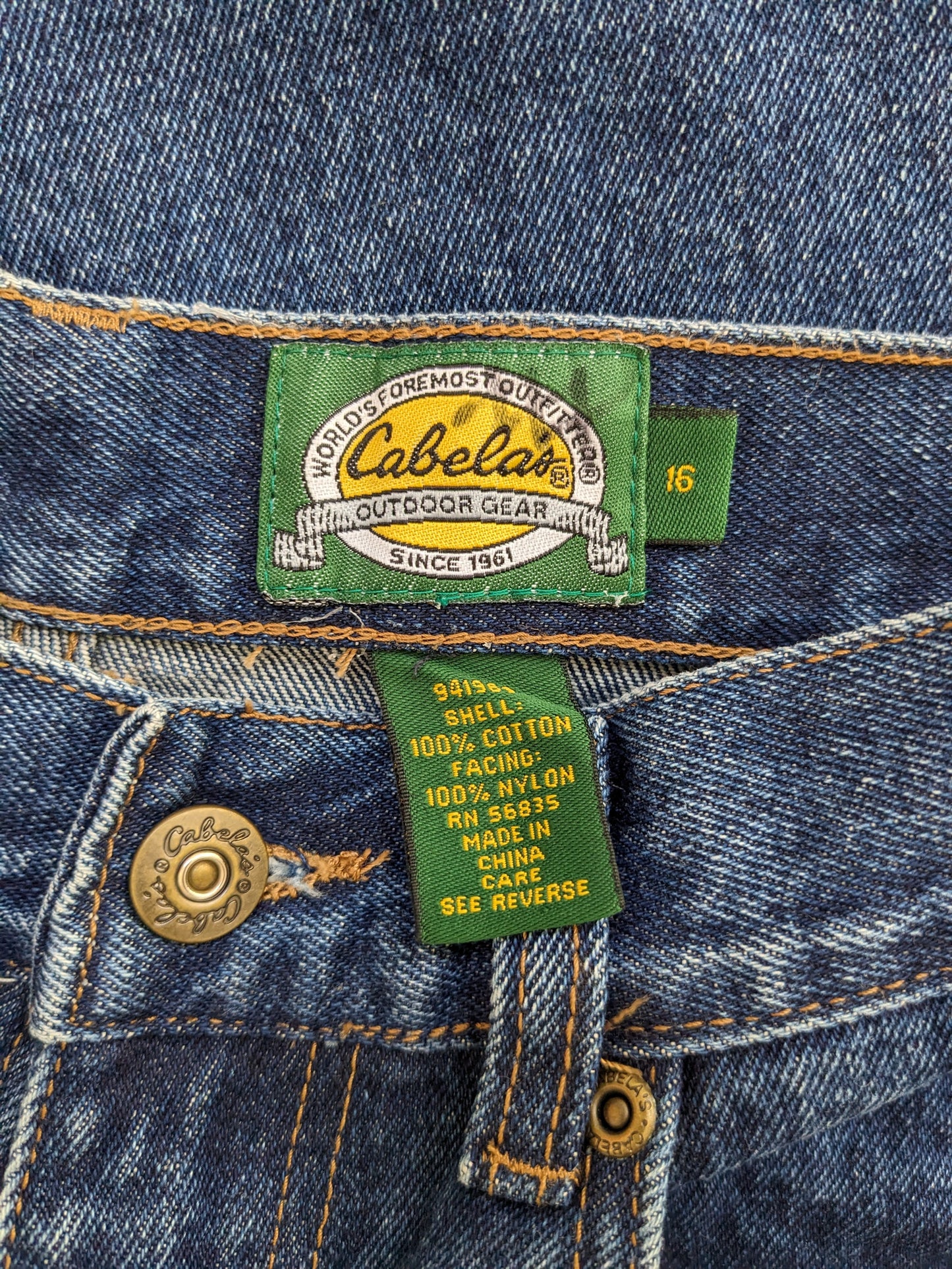 1990s Cabela's hunting jeans