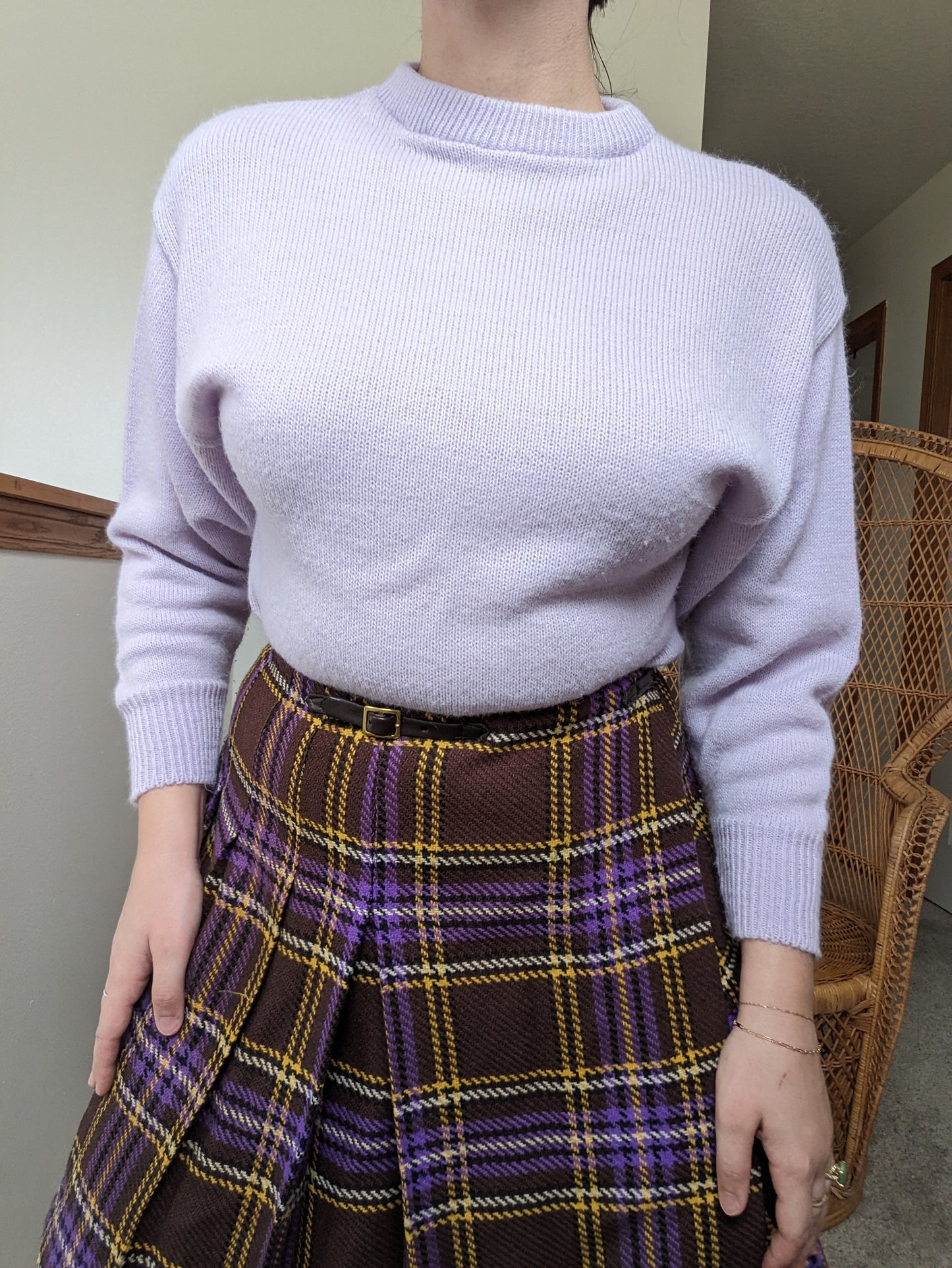 1970s lavender sweater