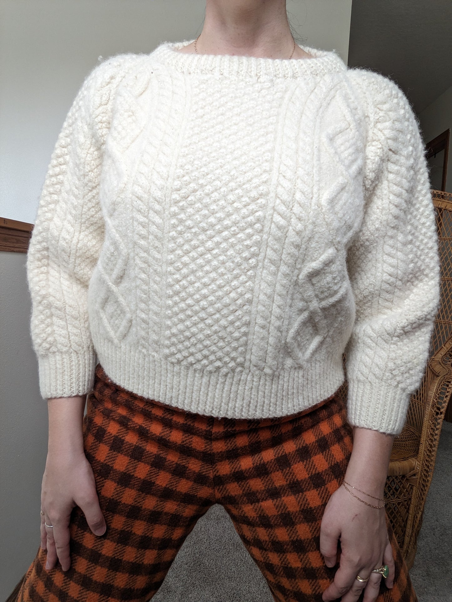 Modern Irish-made merino sweater