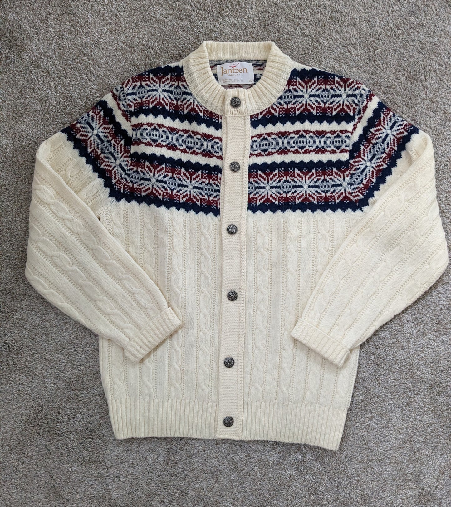 1960s Jantzen cardigan sweater