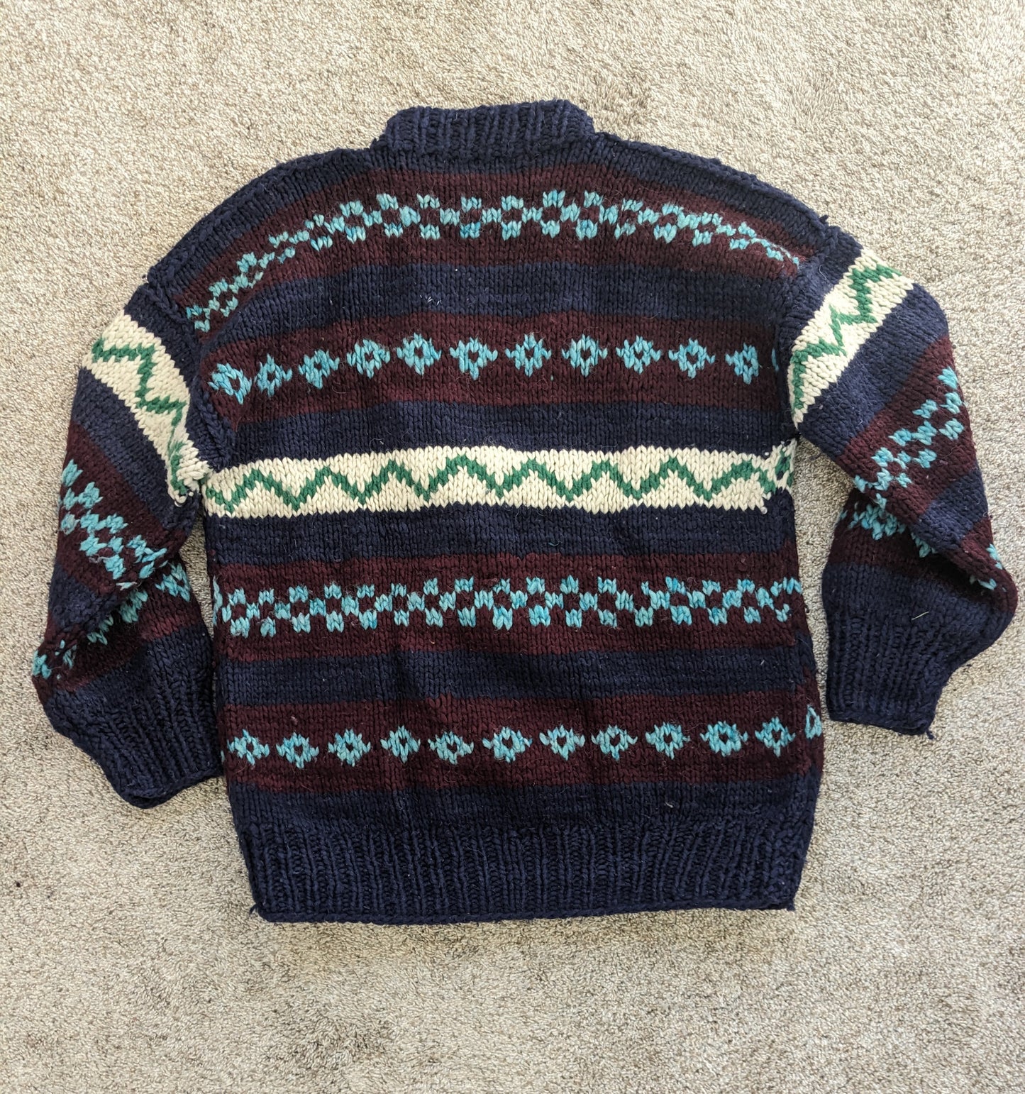 1990s Ecuadorian chunky sweater