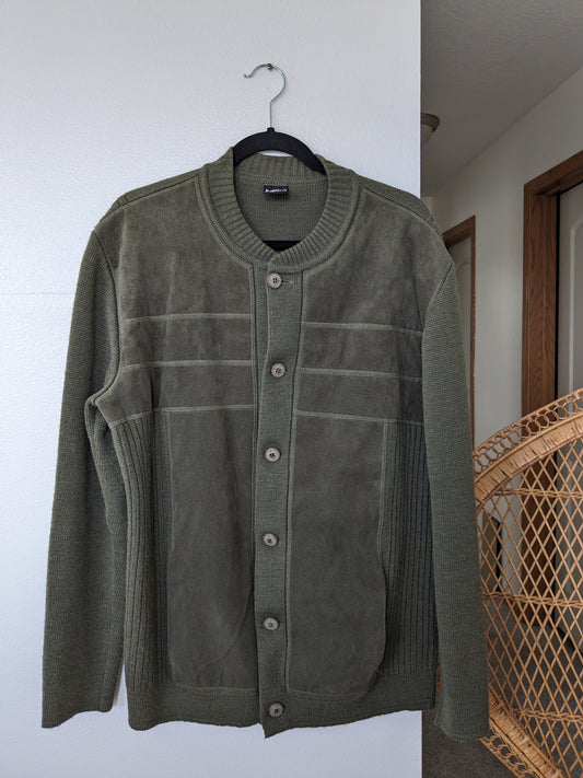 1970s Italian-made olive green sweater