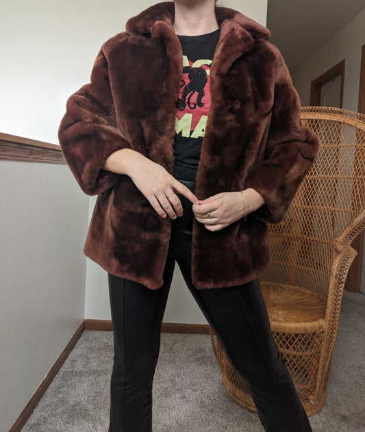 1950s fur coat