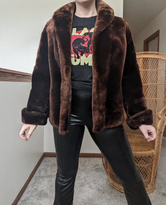 1950s union made fur coat