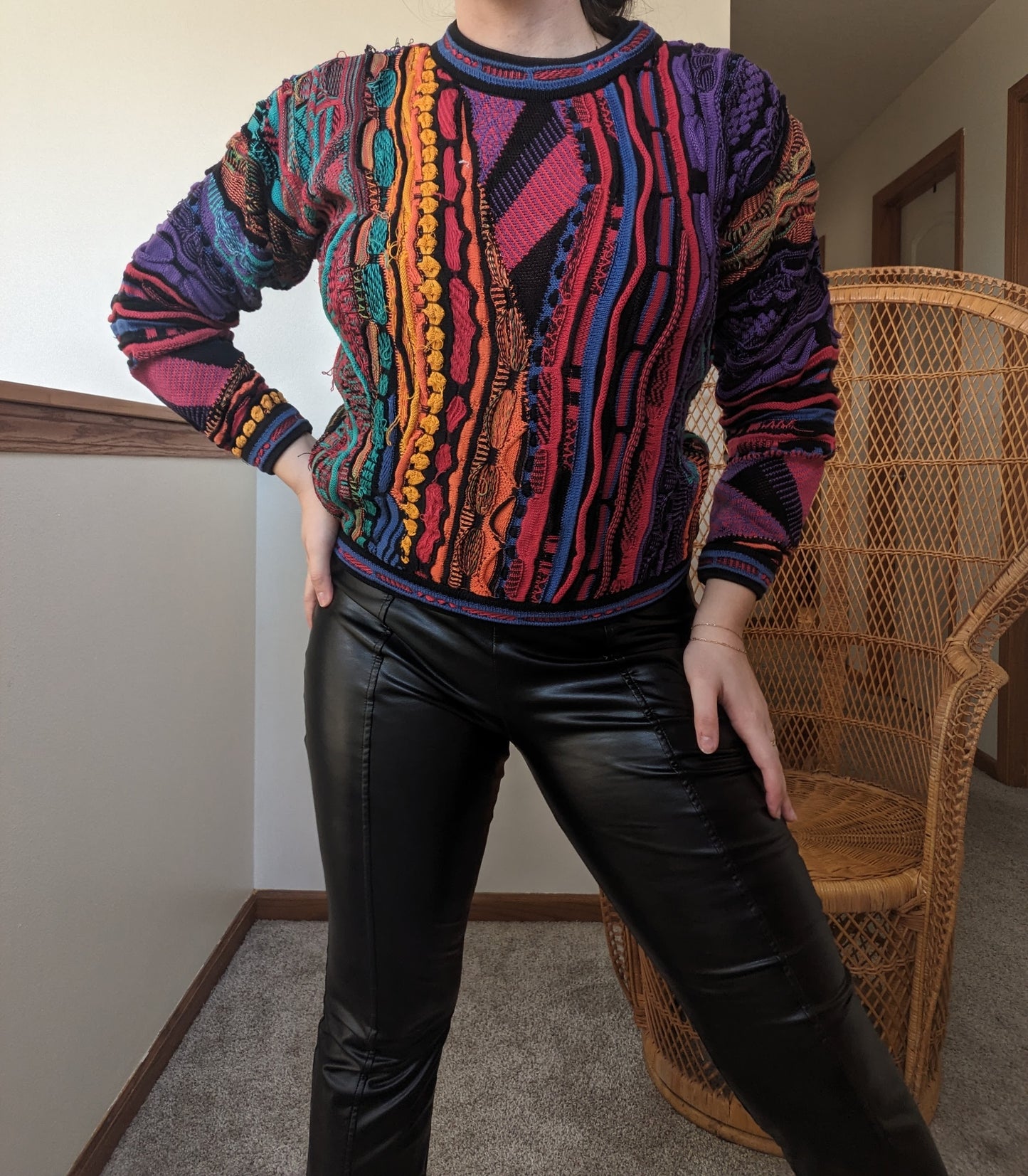 1990s Coogi style sweater