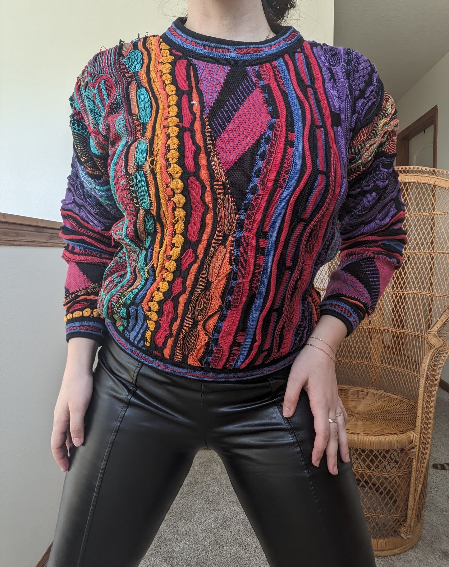 1990s Coogi style sweater