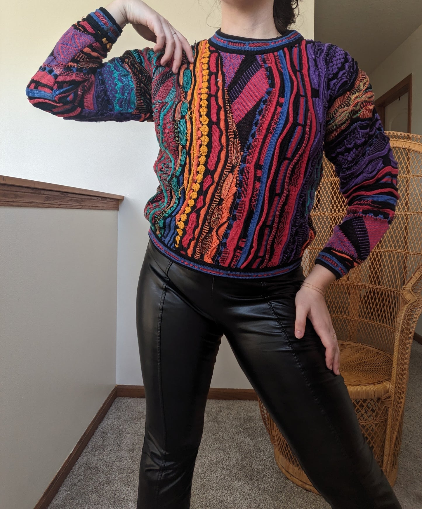 1990s Coogi style sweater