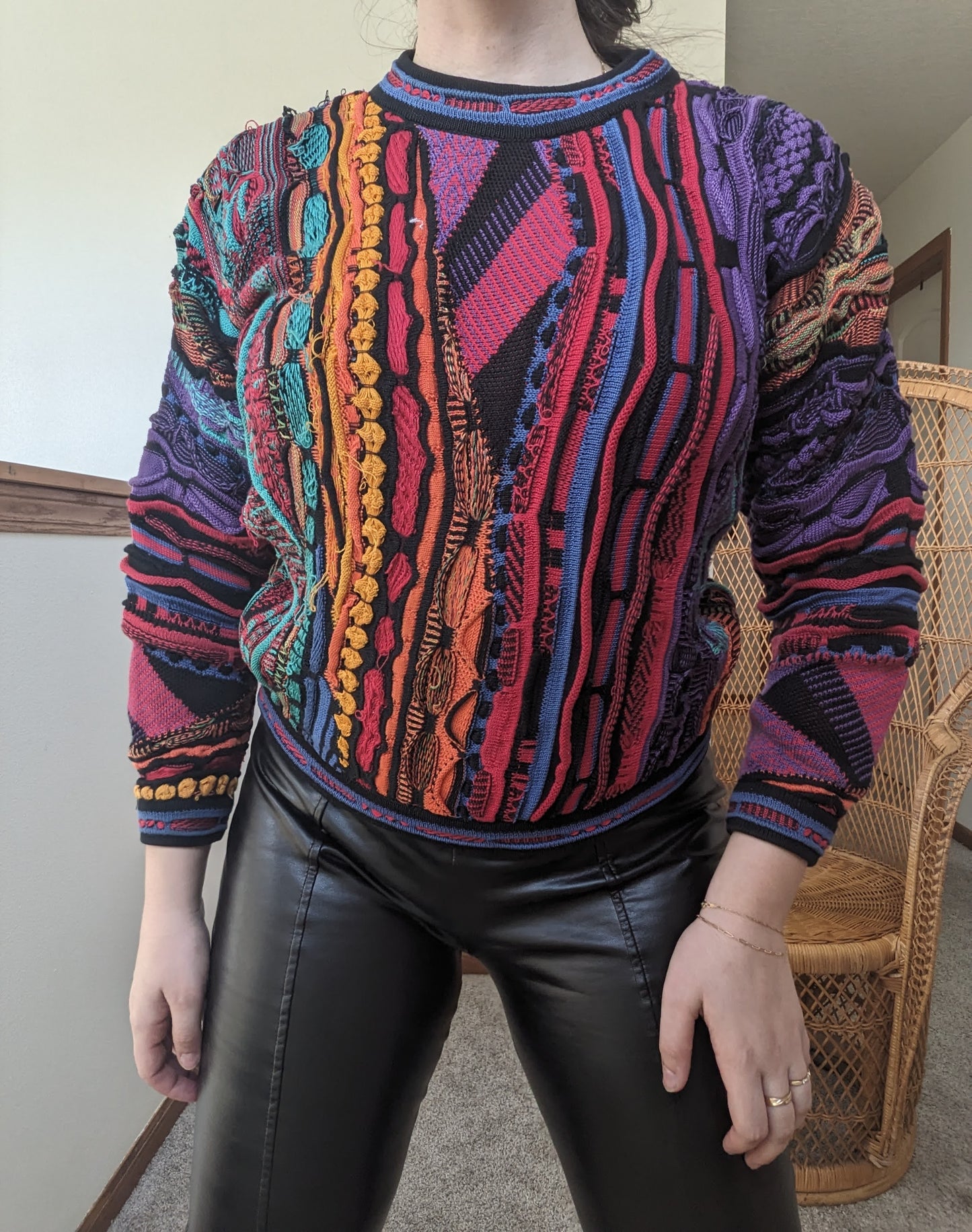 1990s Coogi style sweater