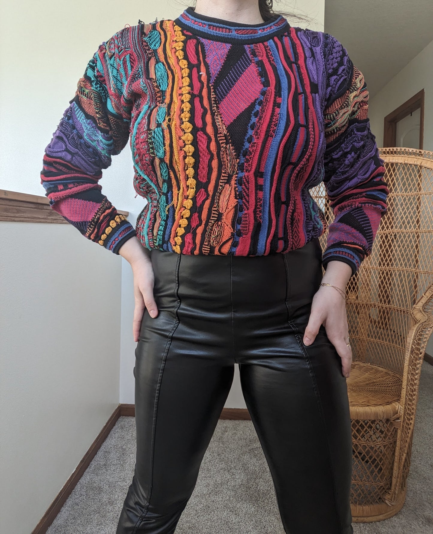 1990s Coogi style sweater