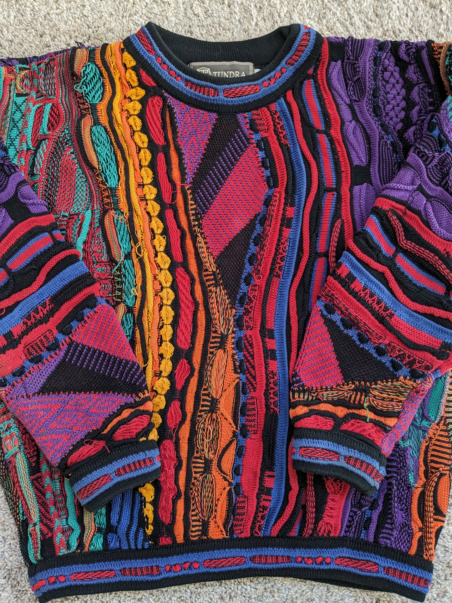 1990s Coogi style sweater