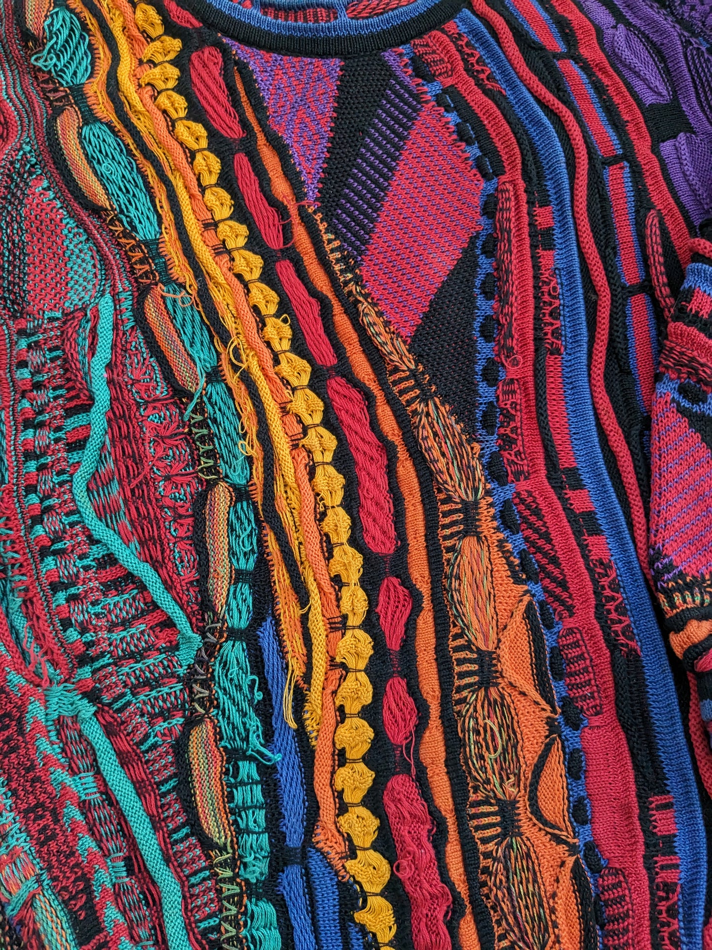 1990s Coogi style sweater